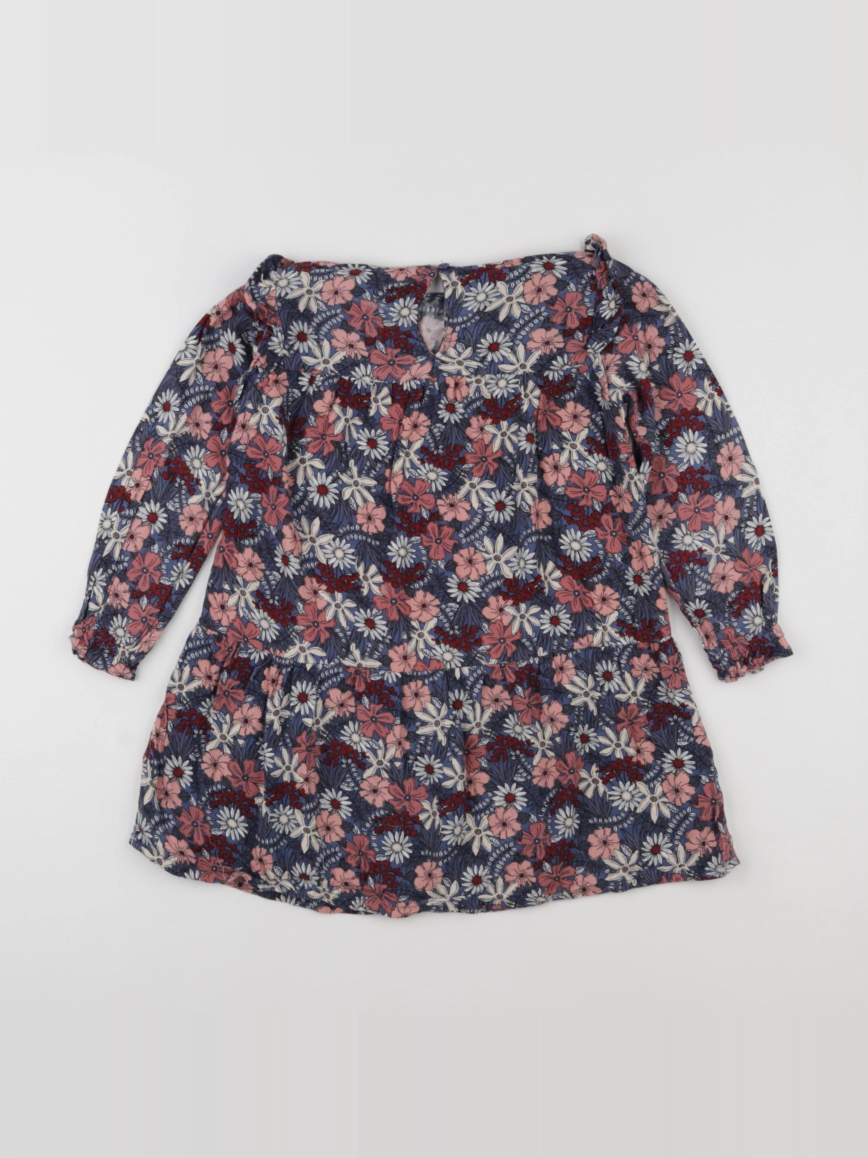 Vertbaudet - robe multicolore - 4 ans