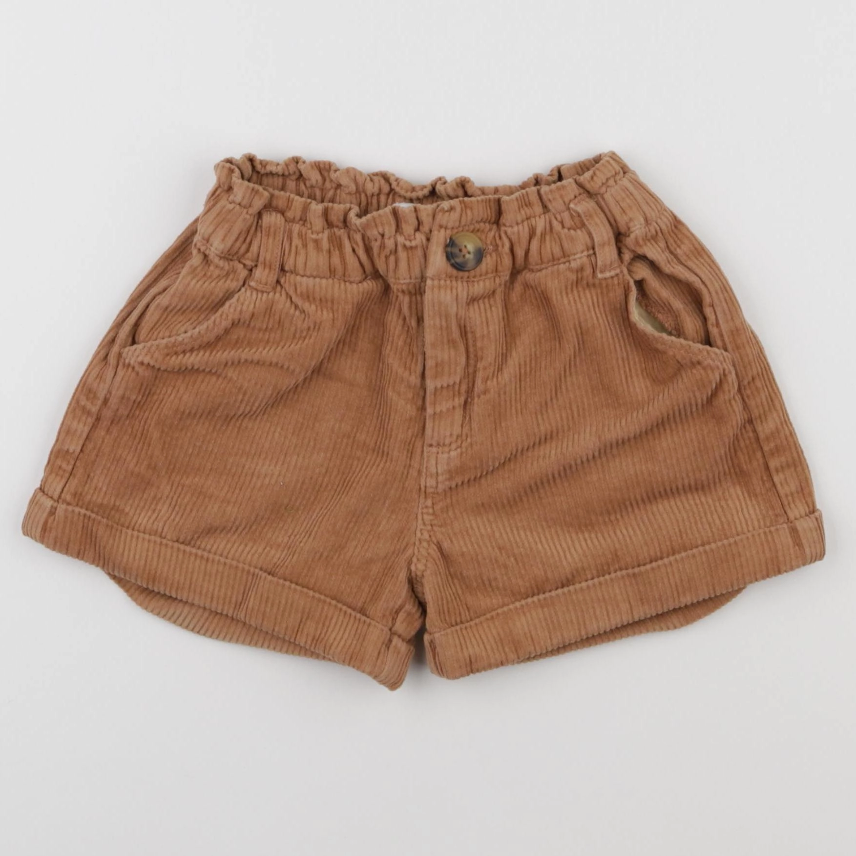 Vertbaudet - short marron - 4 ans