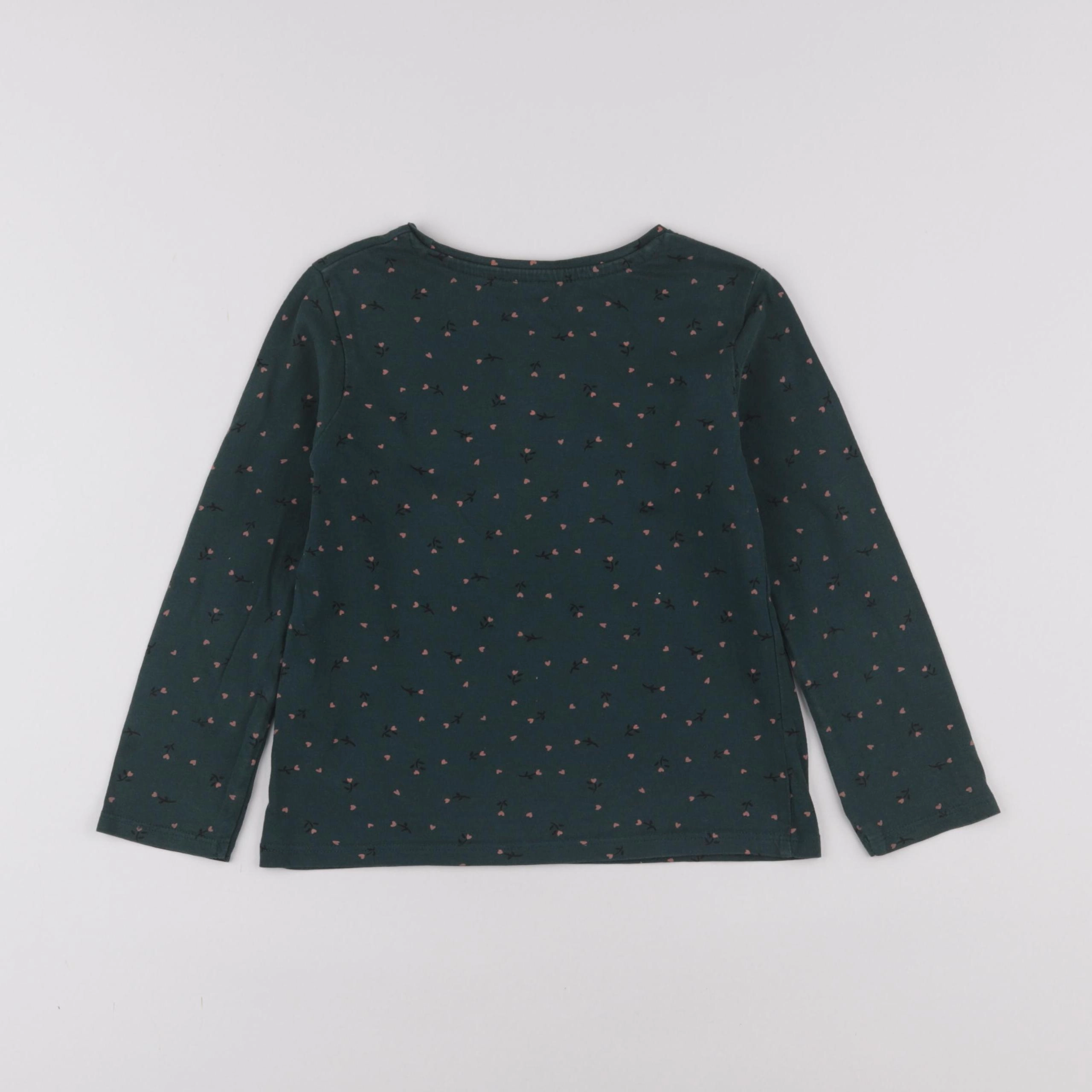 Vertbaudet - tee-shirt vert - 5 ans