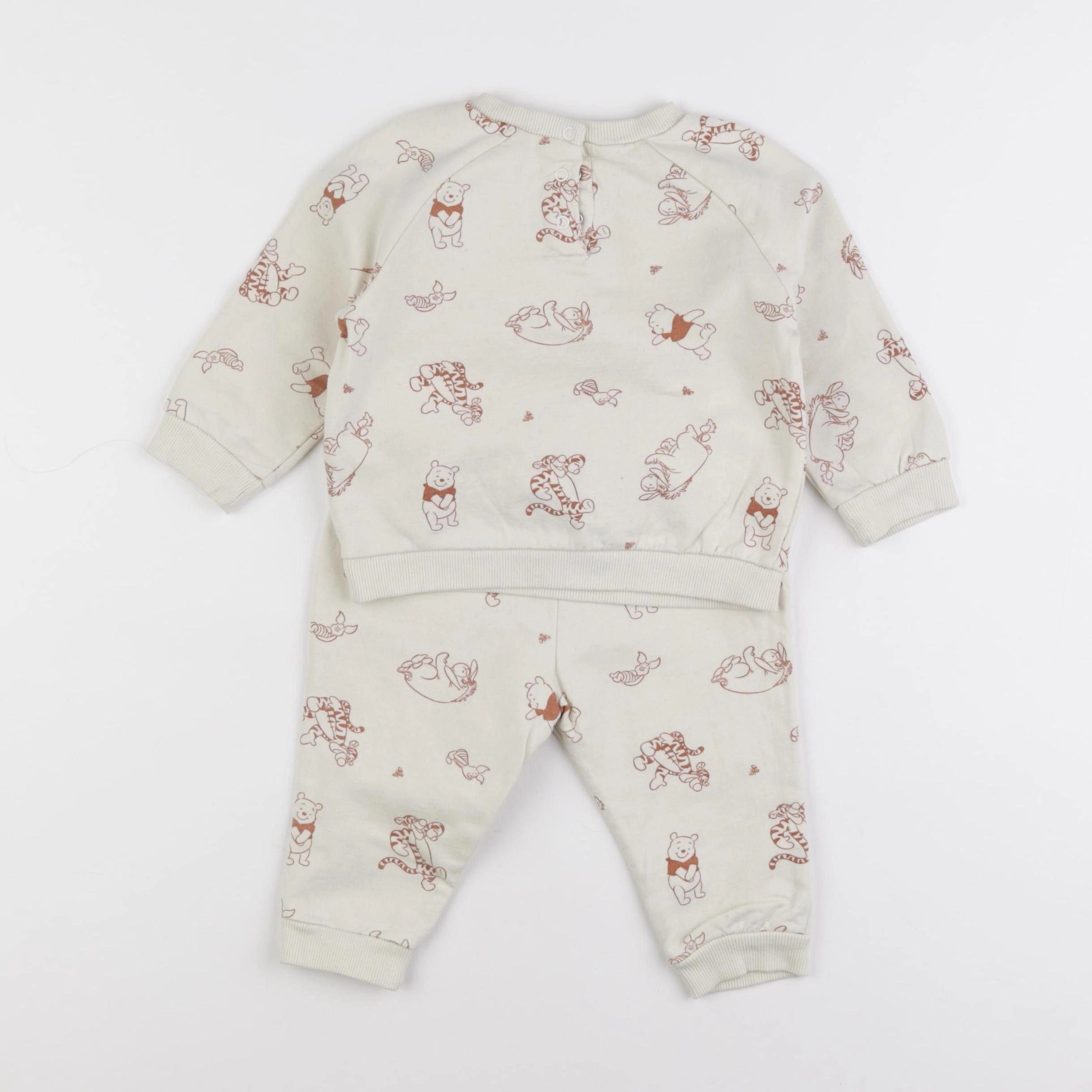 Vertbaudet - ensemble beige - 12 mois