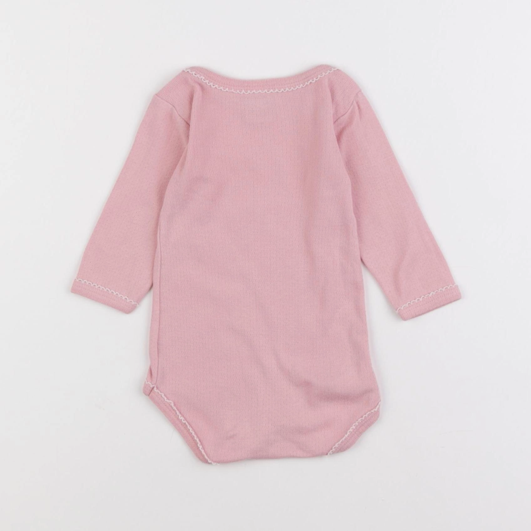 Petit Bateau - body rose - 3 mois