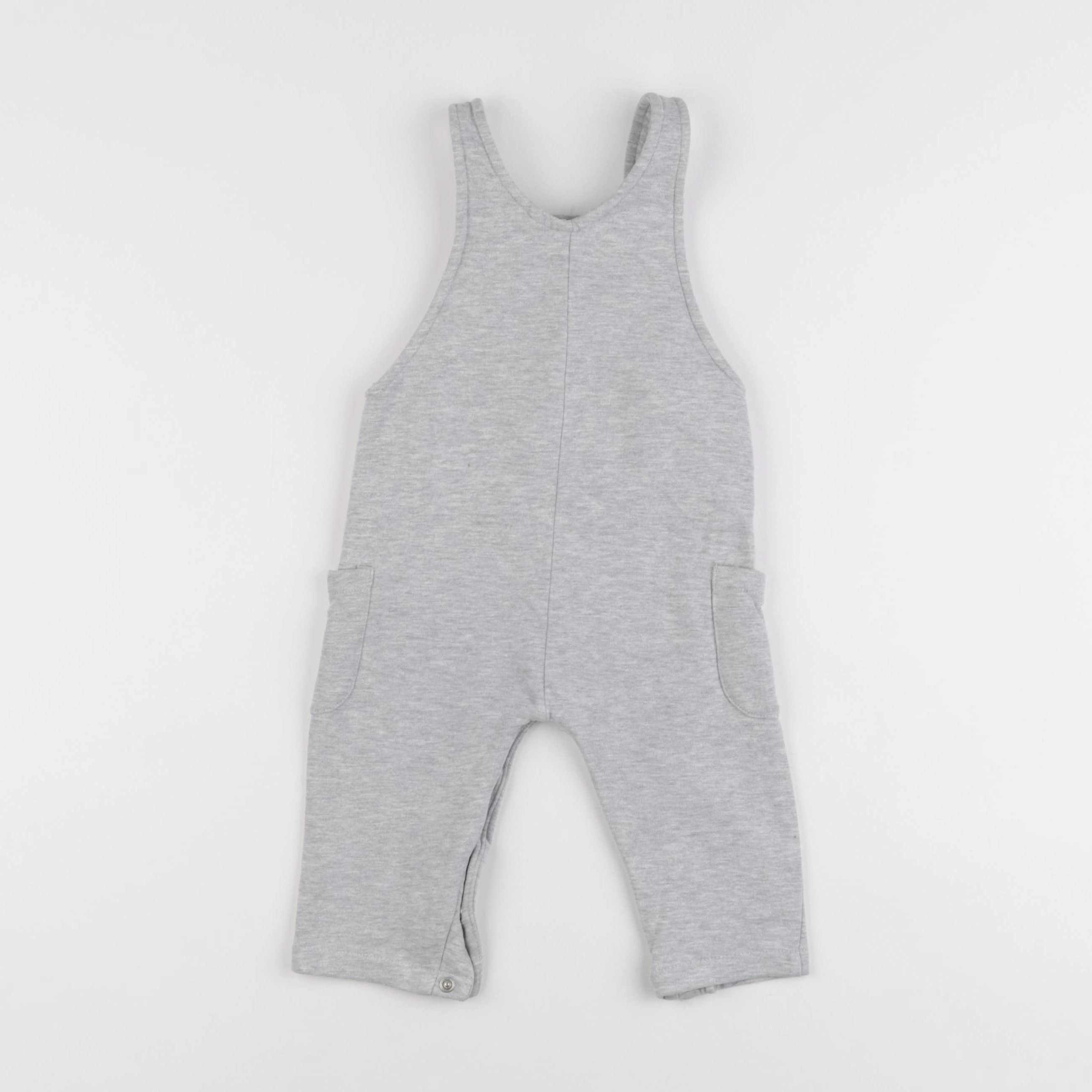 Vertbaudet - salopette gris - 12 mois