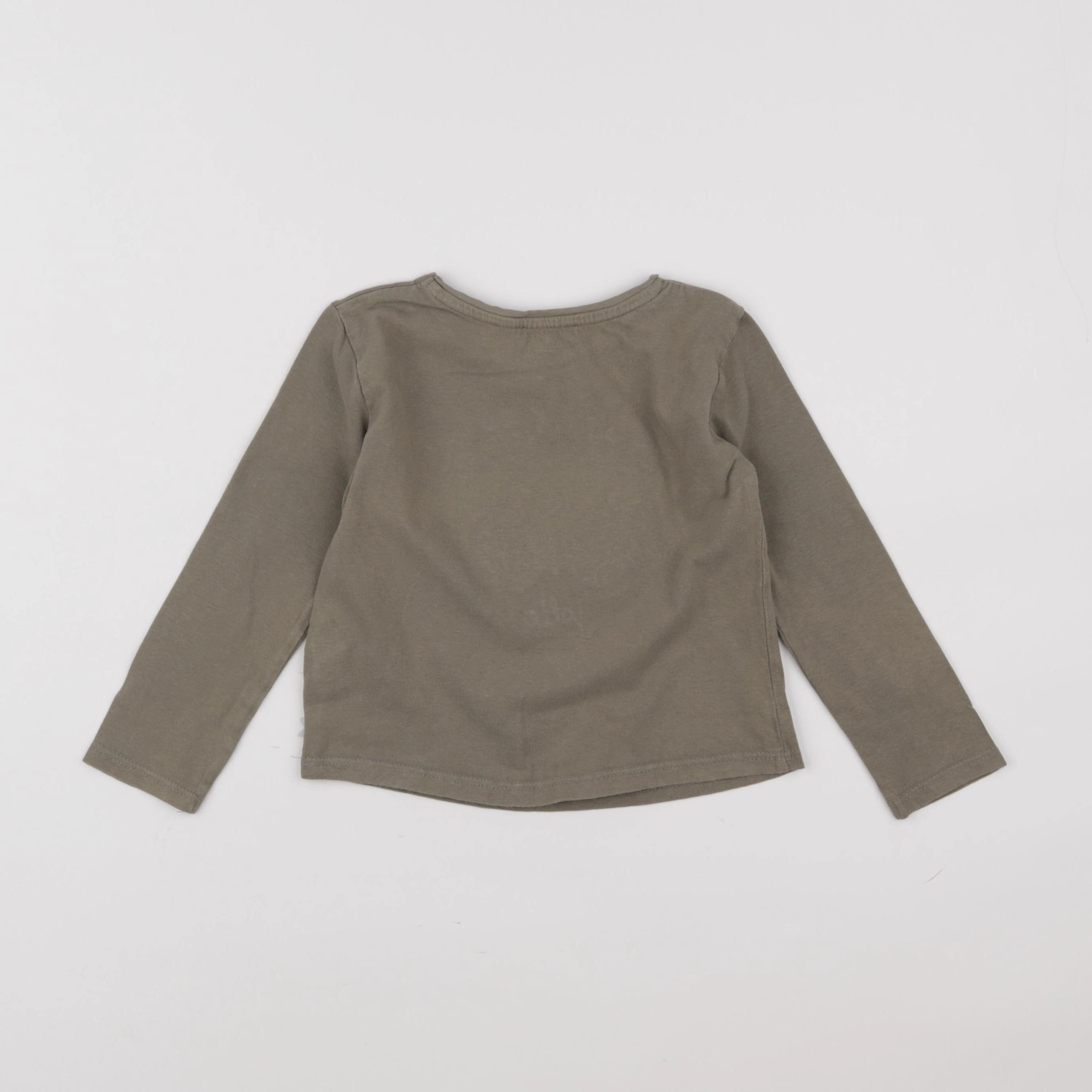 Okaidi - tee-shirt vert - 4 ans