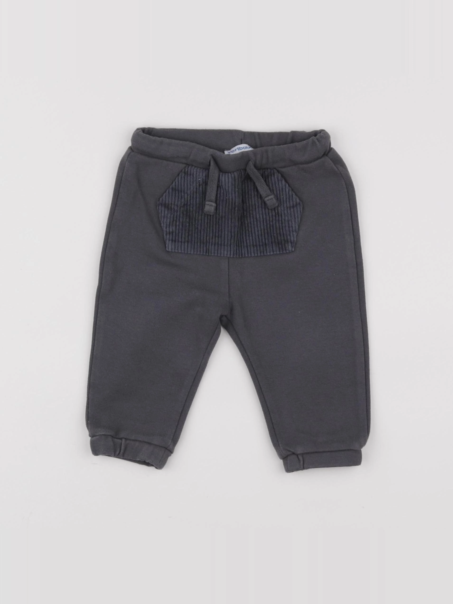 Vertbaudet - jogging gris - 9 mois