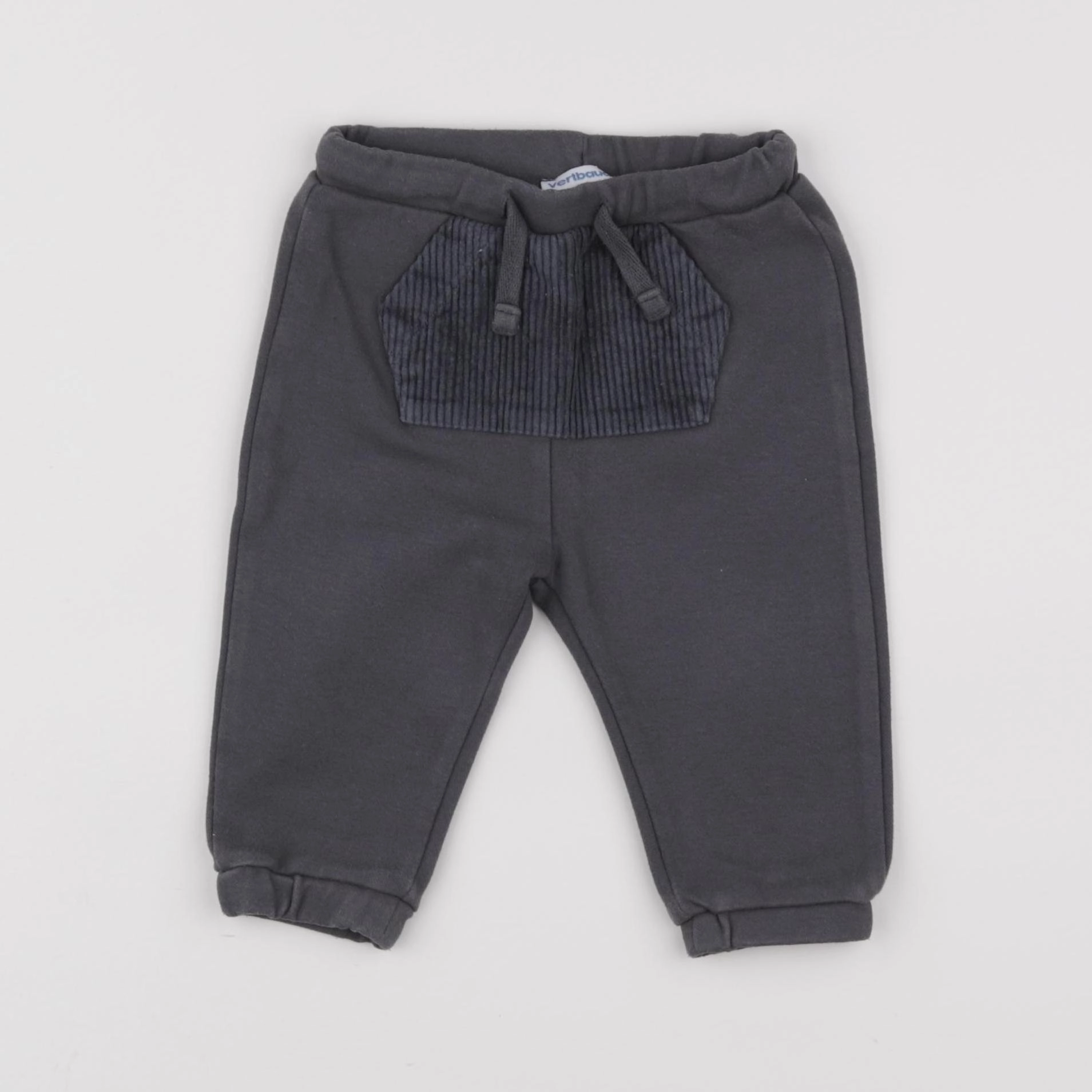 Vertbaudet - jogging gris - 9 mois