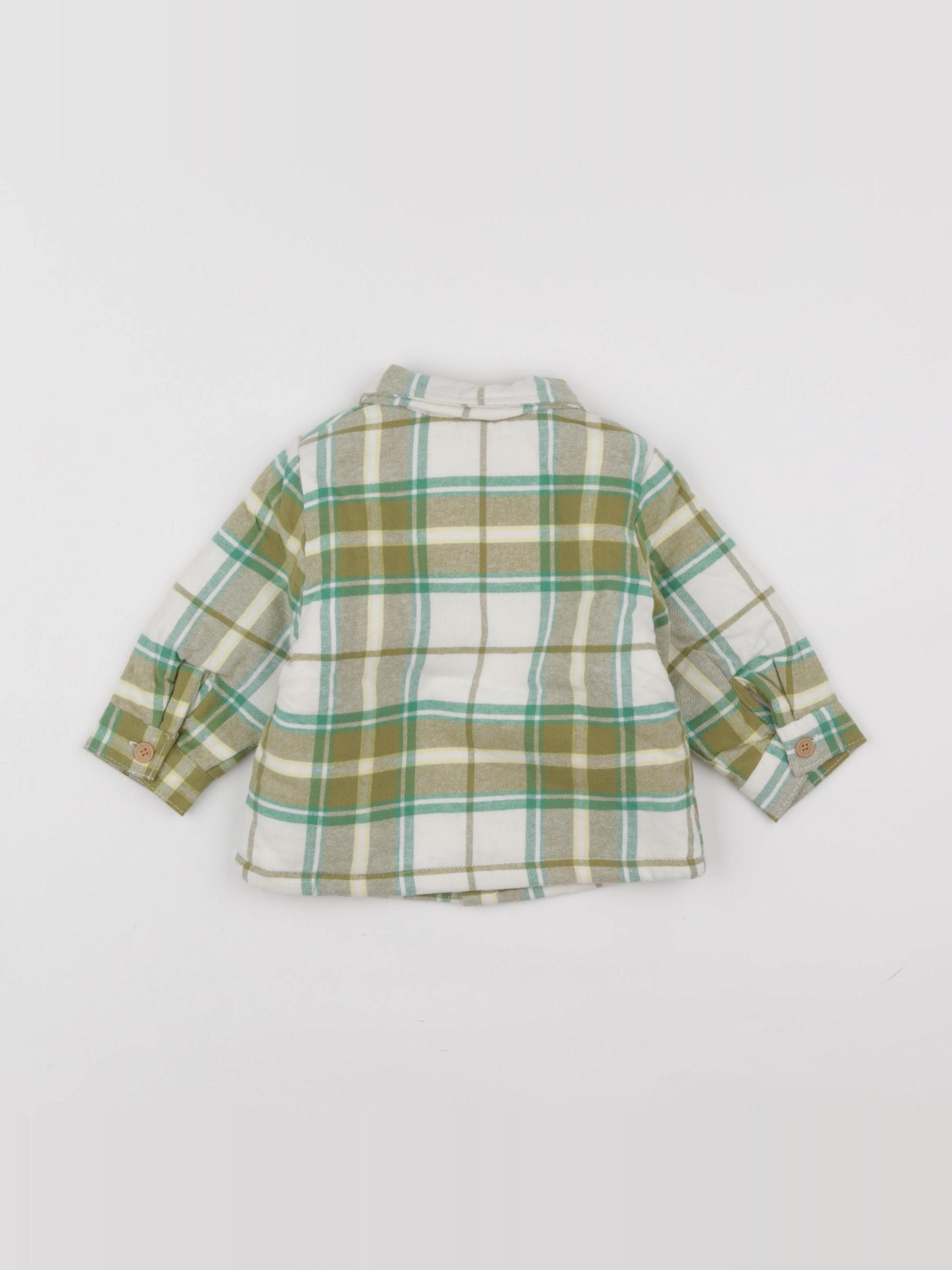 Tape à l'oeil - chemise vert - 12 mois