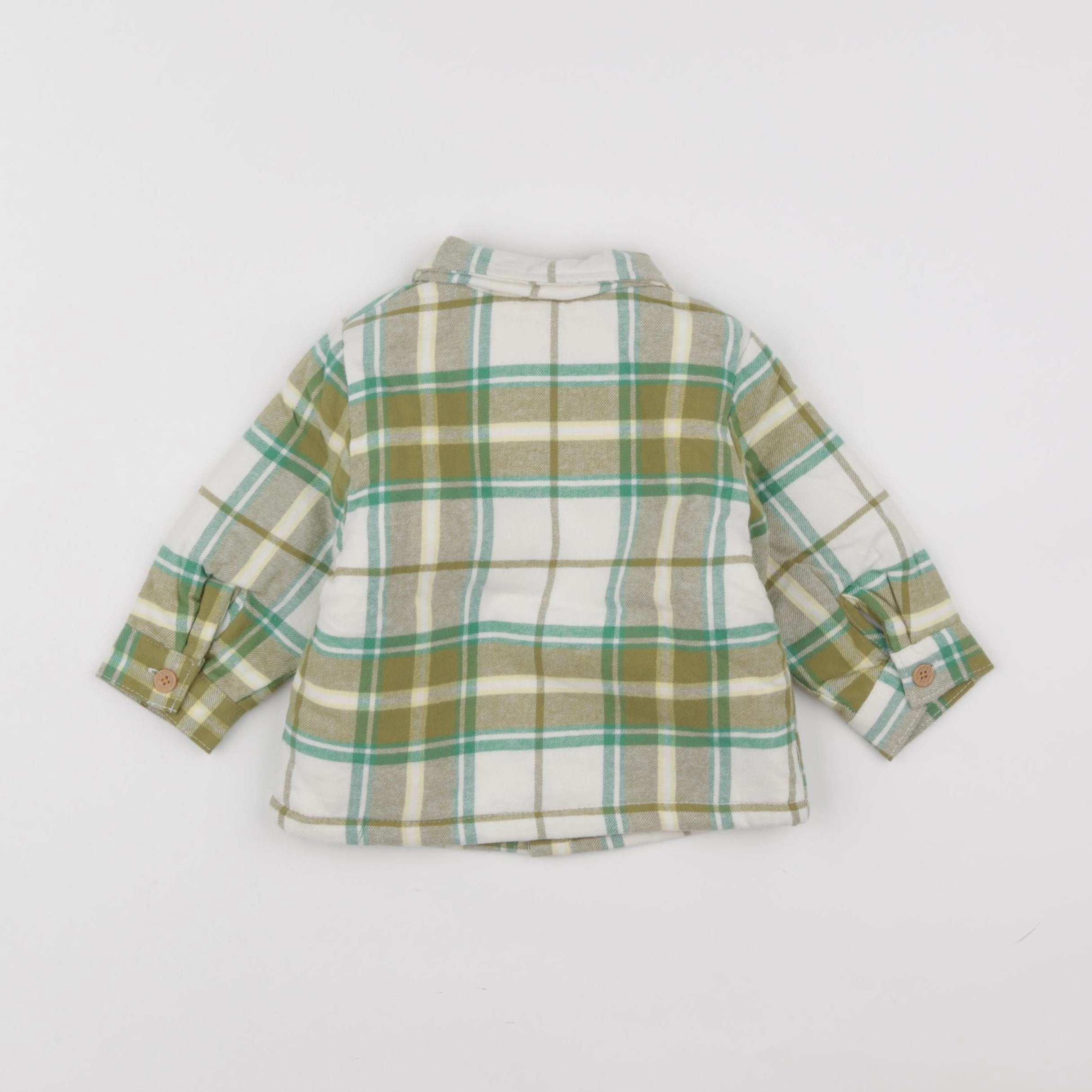 Tape à l'oeil - chemise vert - 12 mois