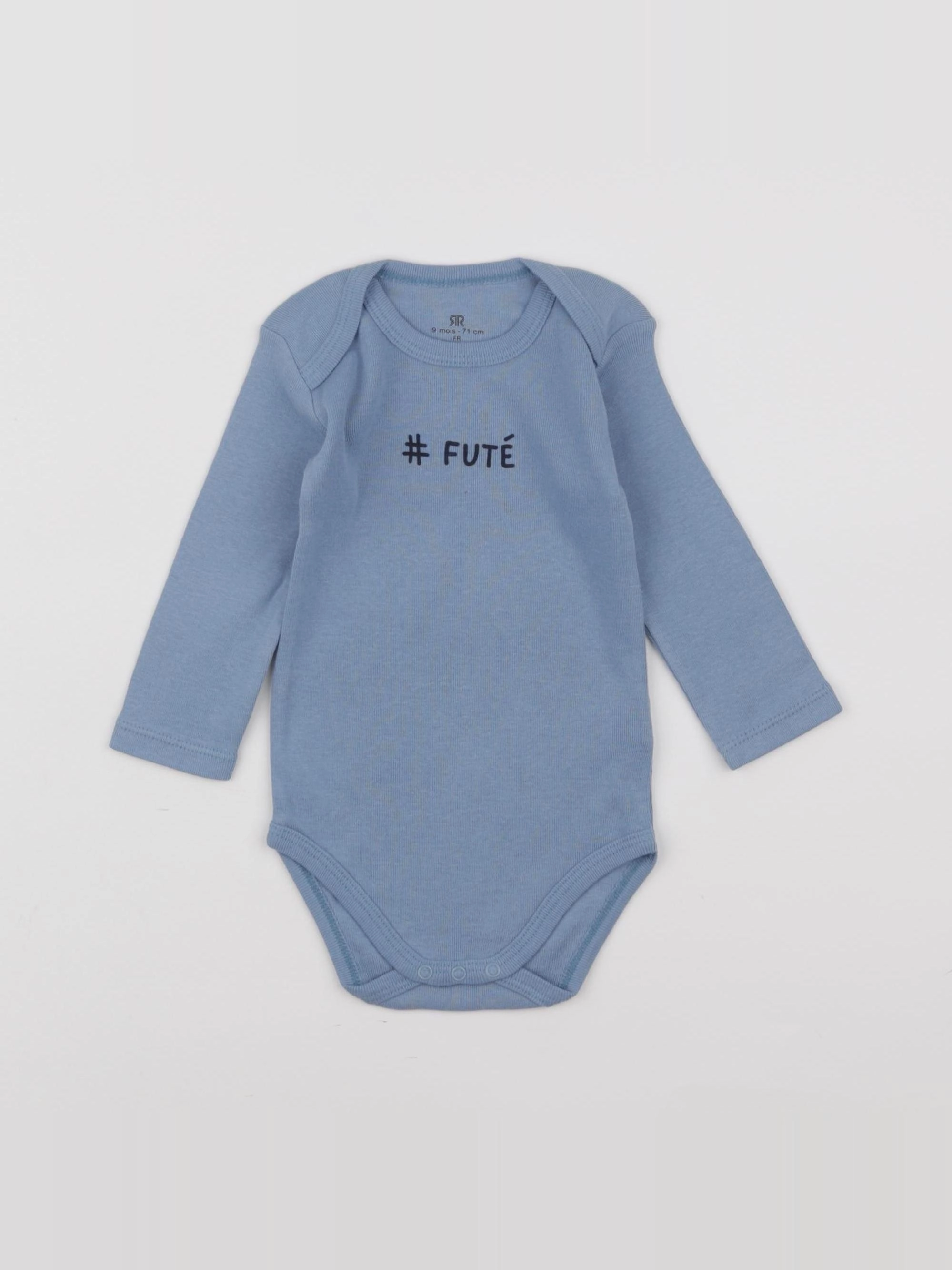 La Redoute - body bleu - 9 mois