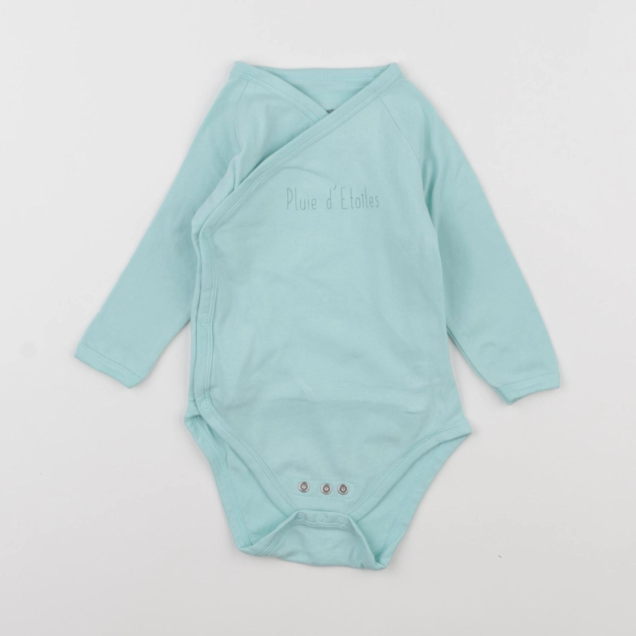 Vertbaudet - body bleu - 12 mois