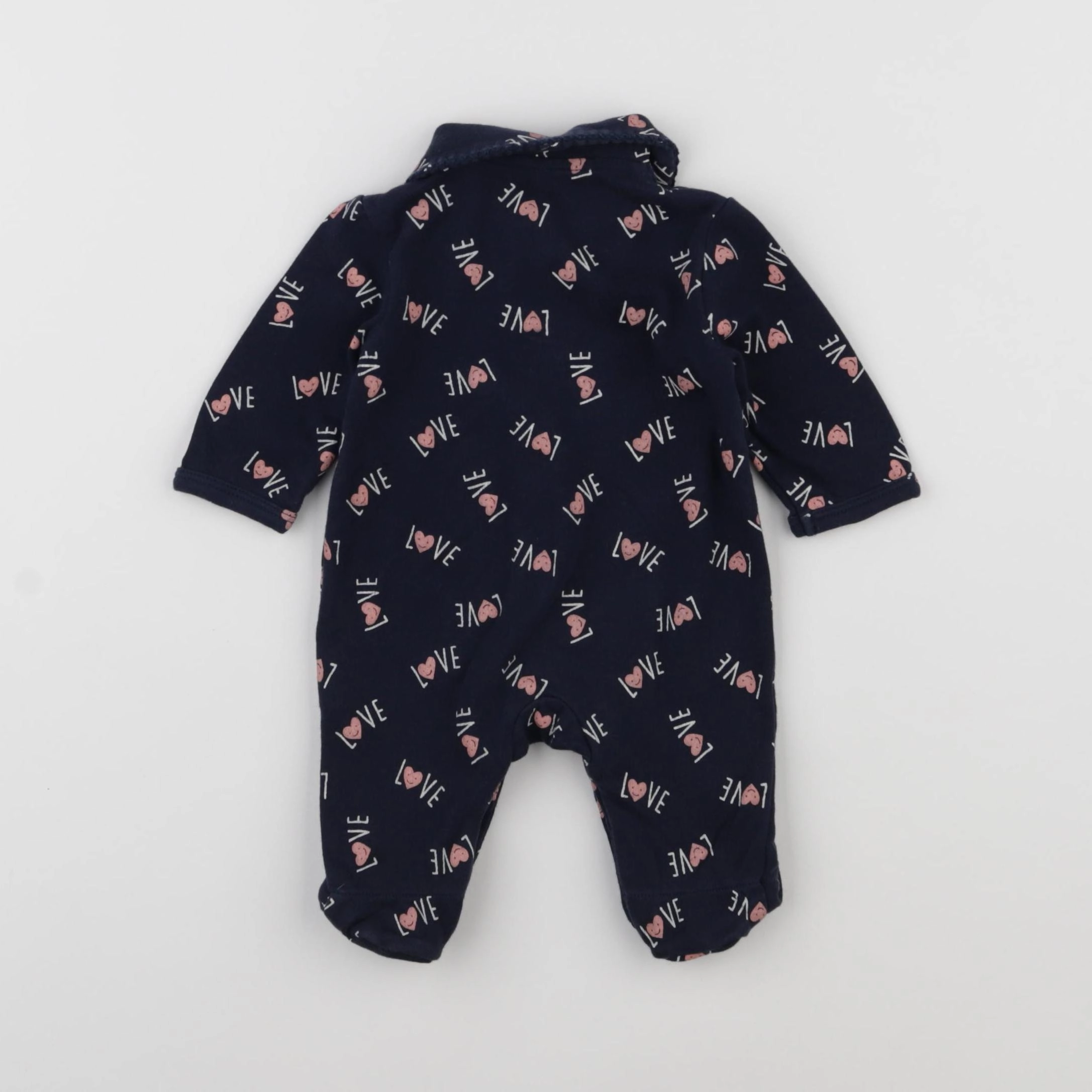 La Redoute - pyjama coton bleu - 1 mois