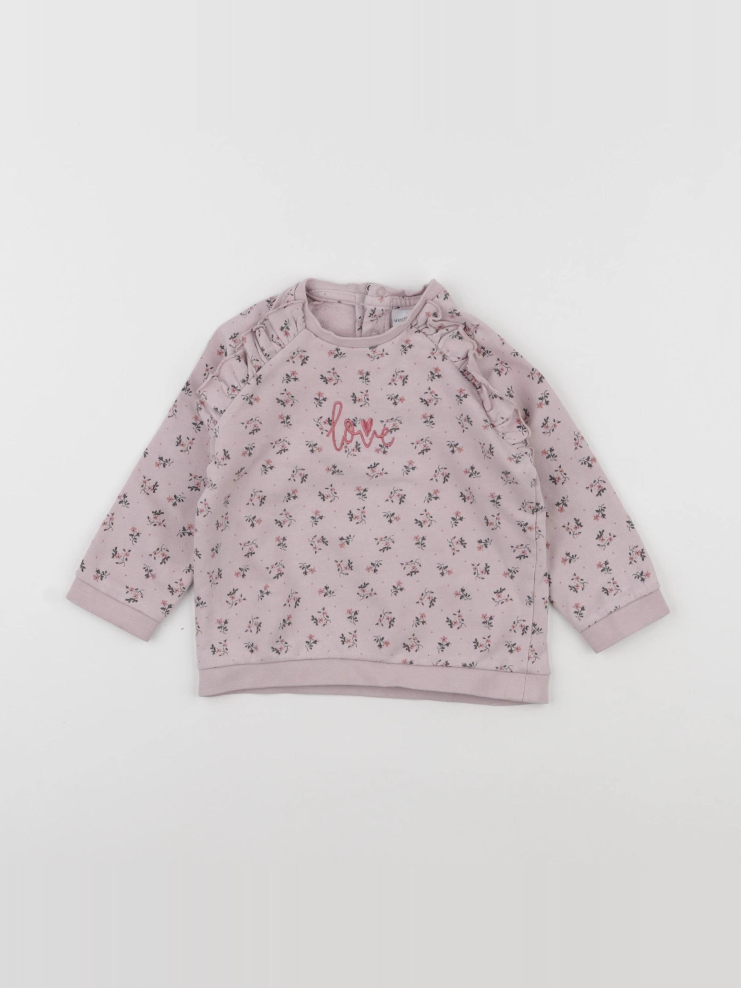 Vertbaudet - sweat multicolore - 18 mois