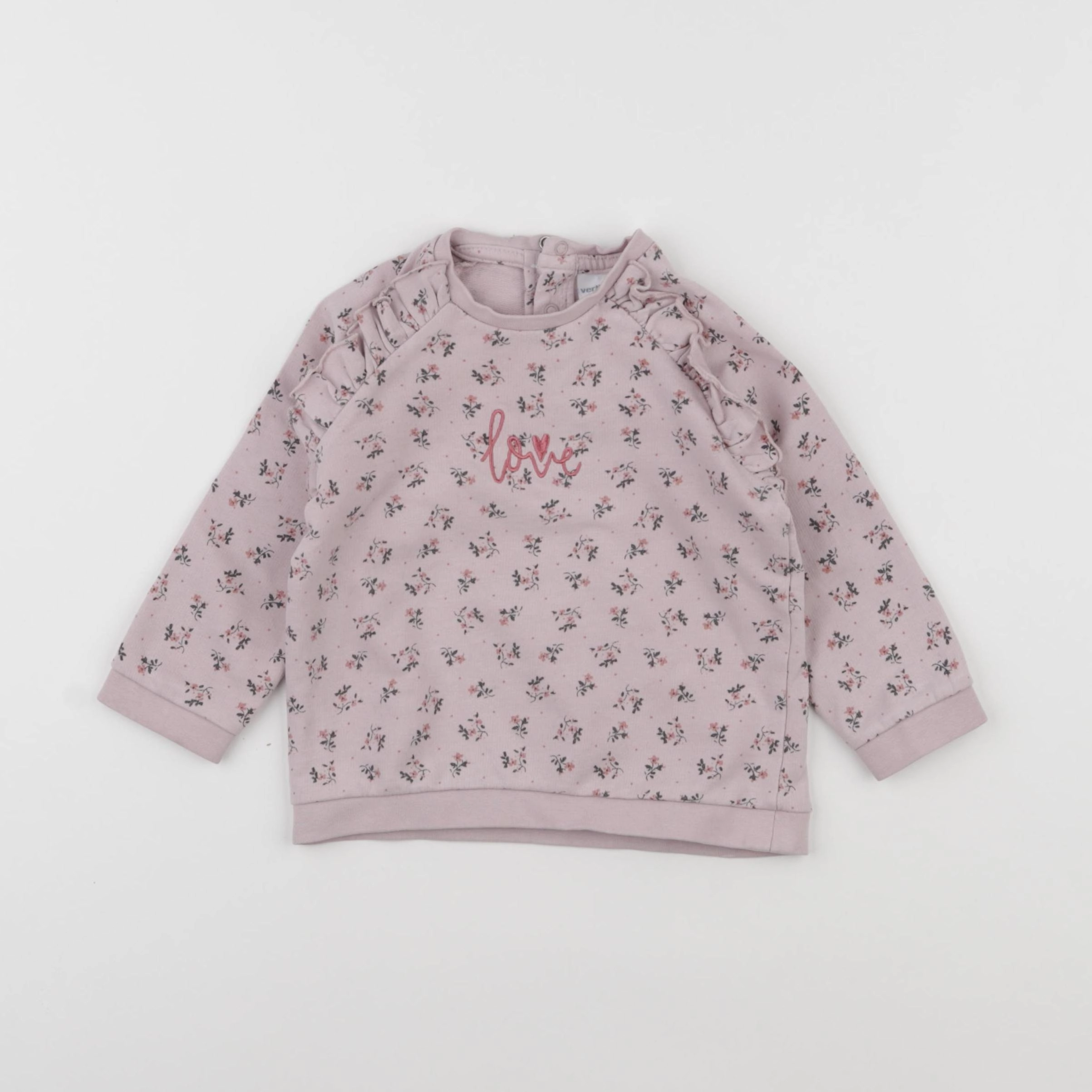 Vertbaudet - sweat multicolore - 18 mois
