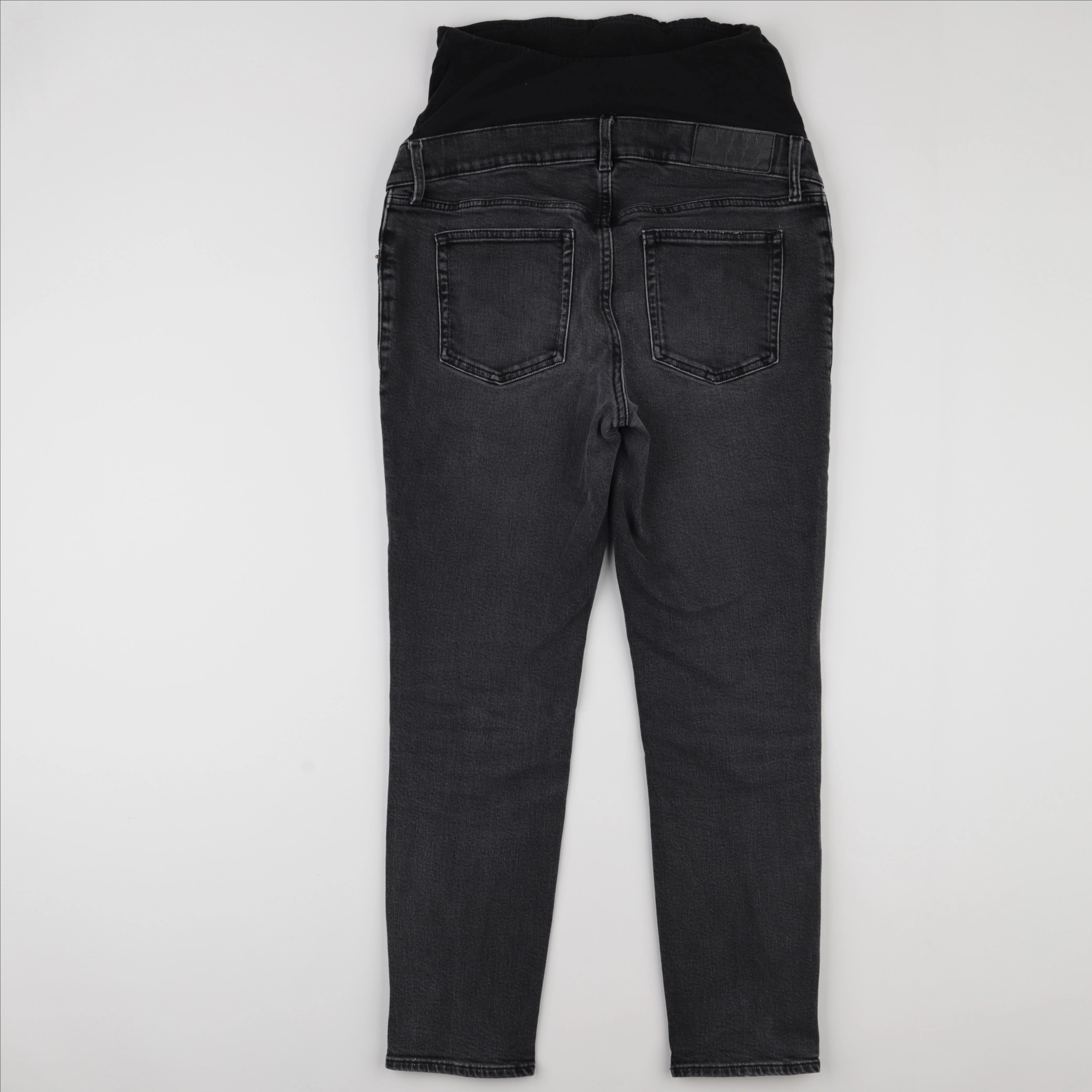 H&M - jean grossesse gris, noir - s