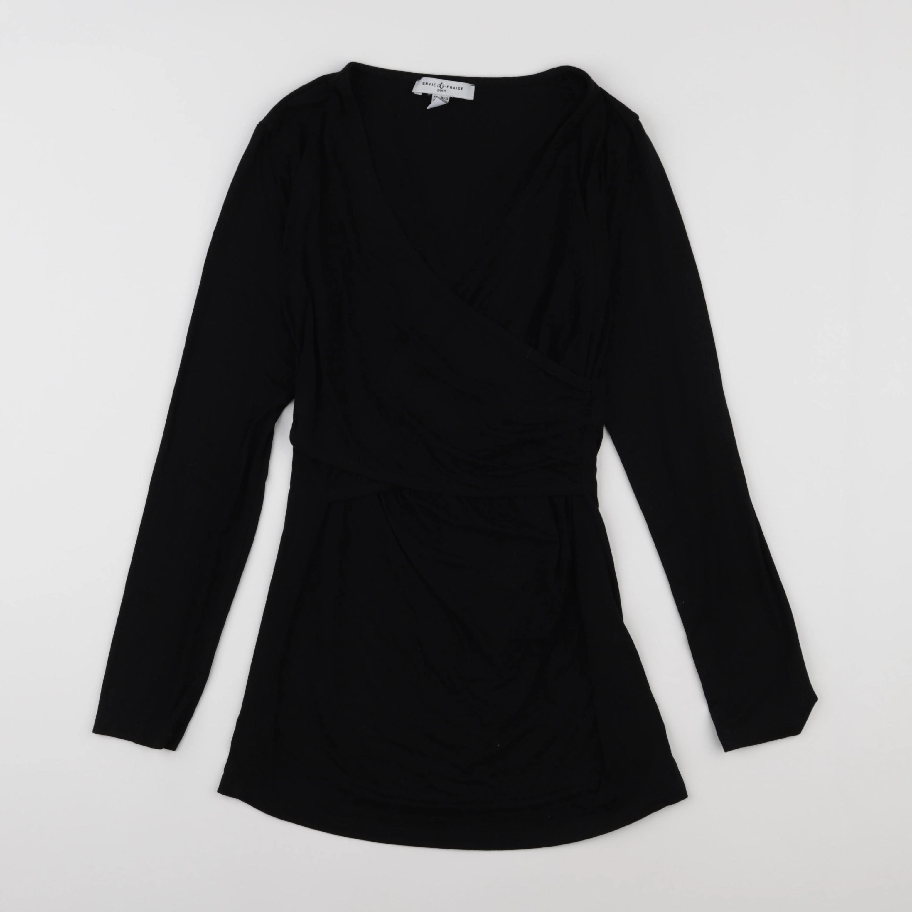 Envie de fraise - tee-shirt allaitement noir - 36 à 38