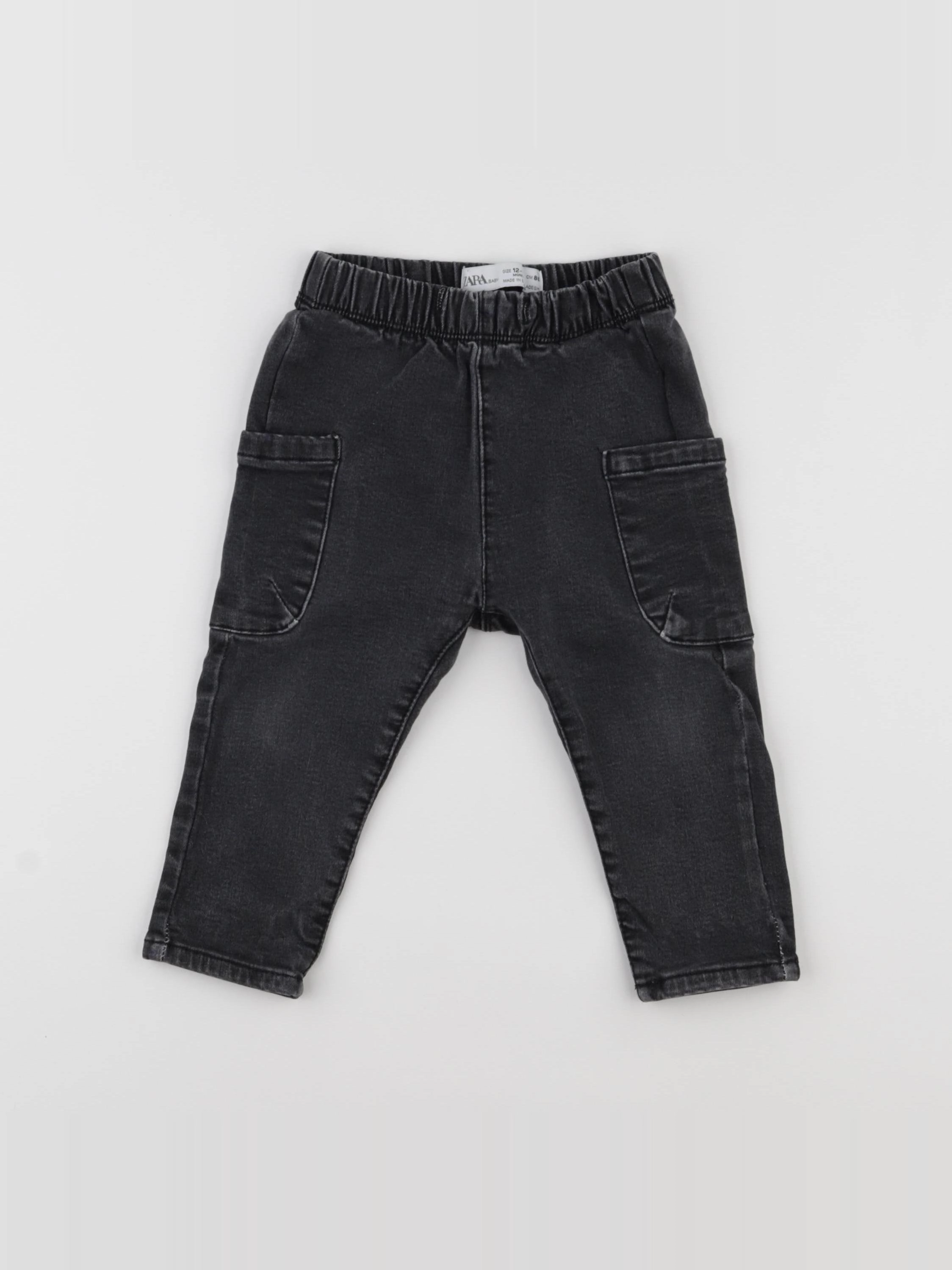 Zara - jean noir - 12/18 mois
