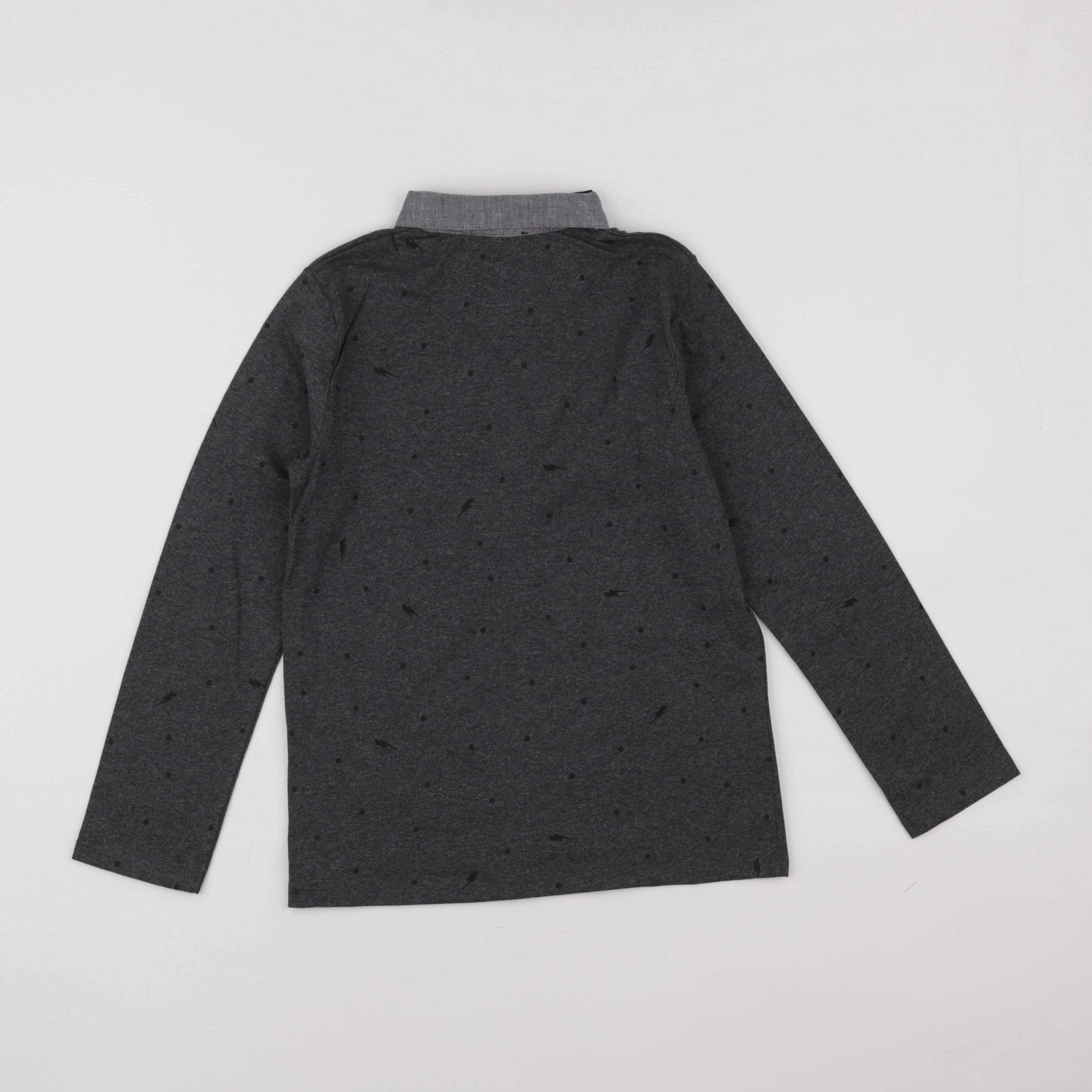IKKS - polo gris - 8 ans