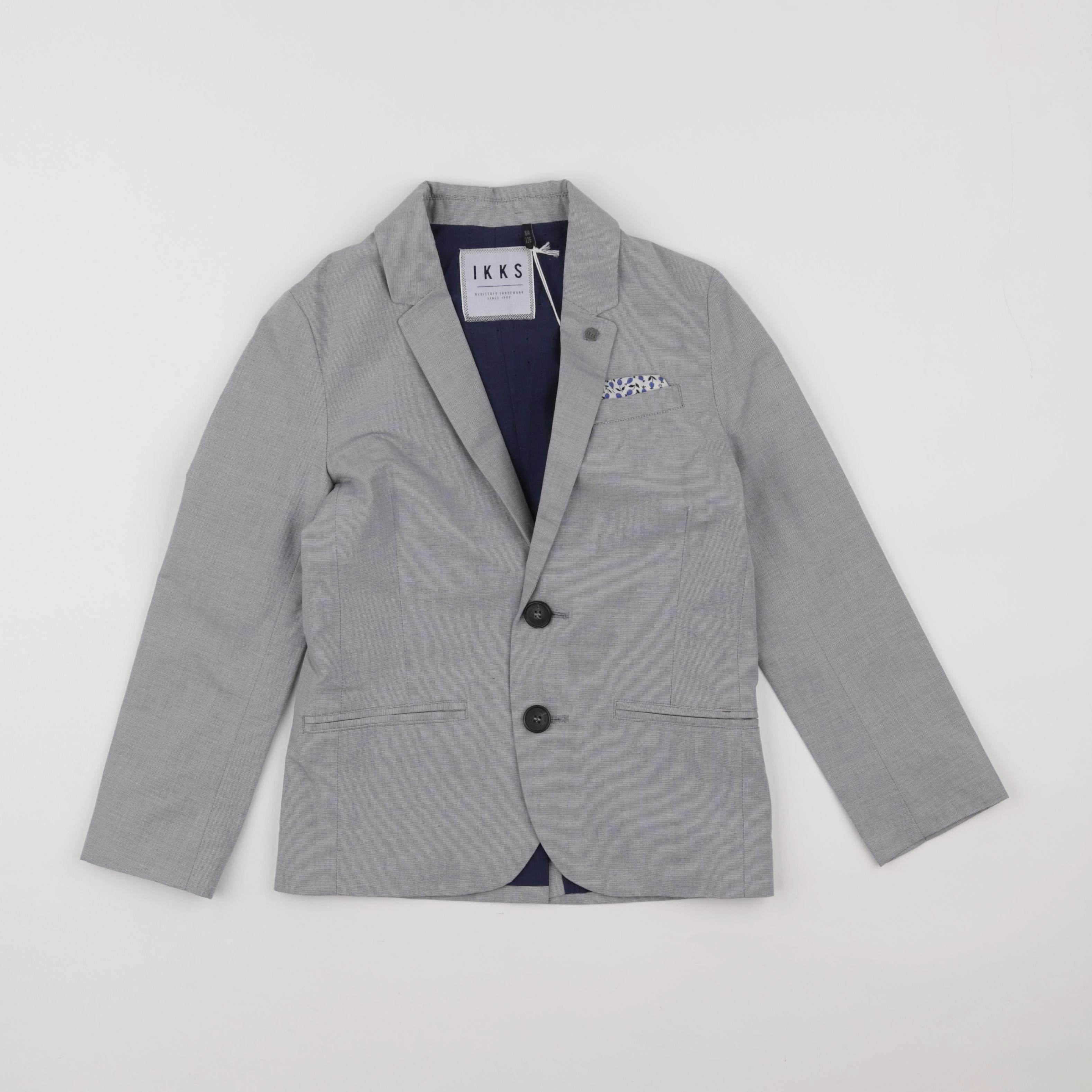 IKKS - veste gris - 8 ans
