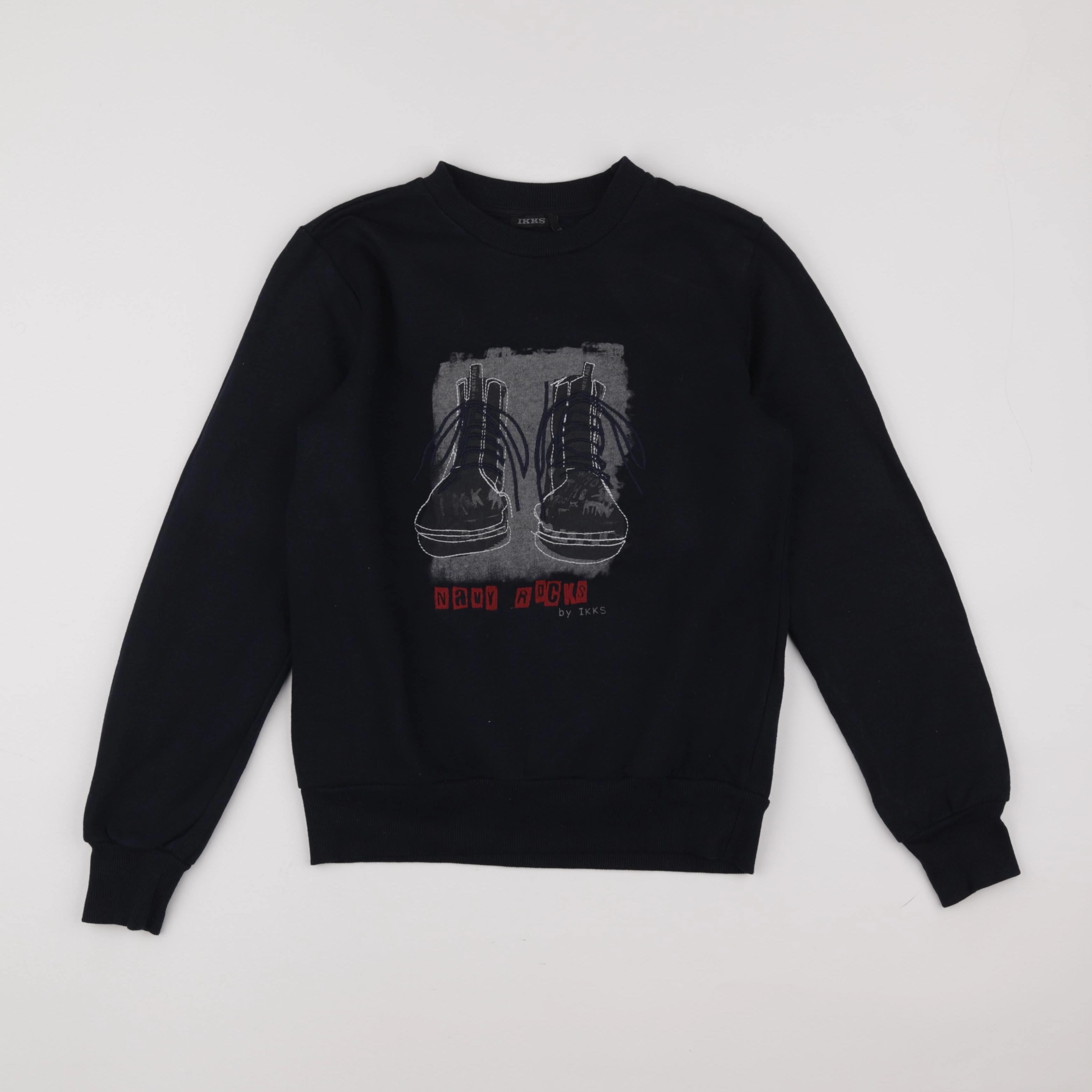 IKKS - sweat bleu - 12 ans
