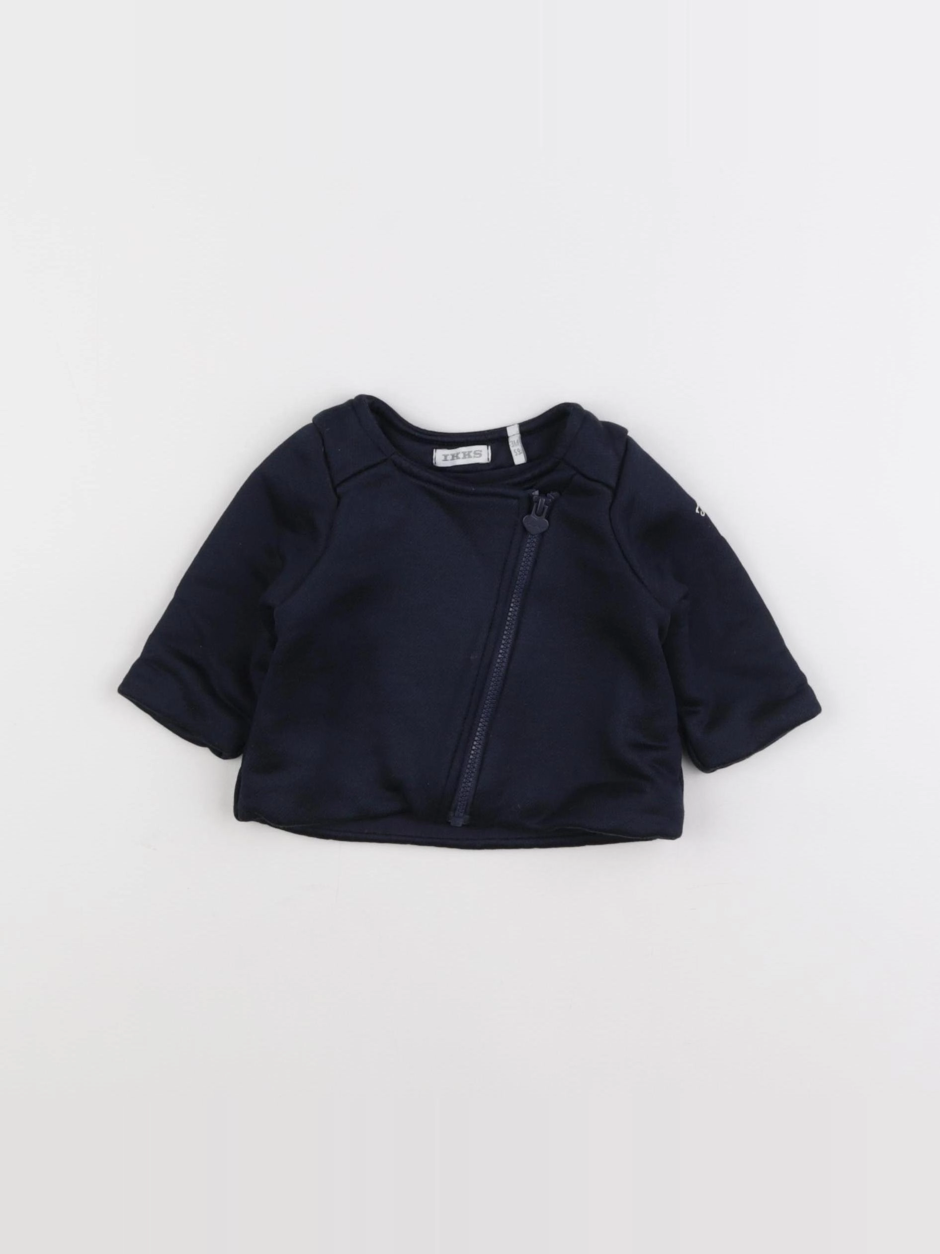 IKKS - gilet bleu - 3 mois