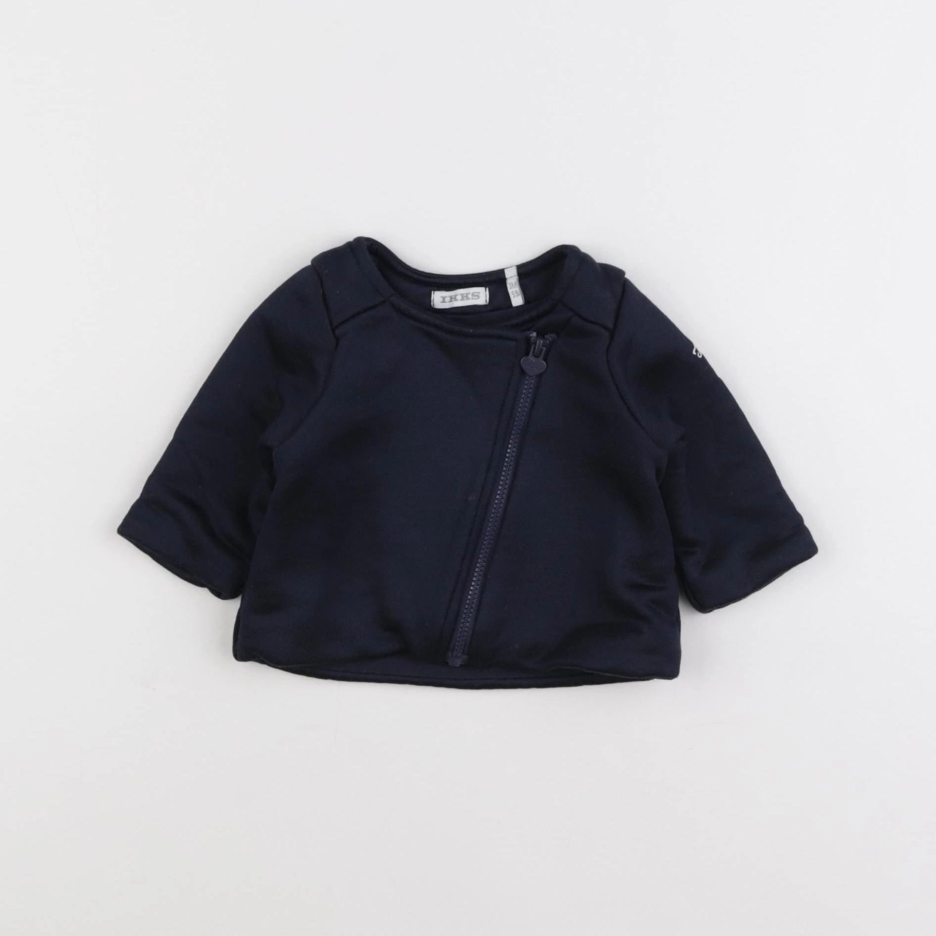 IKKS - gilet bleu - 3 mois