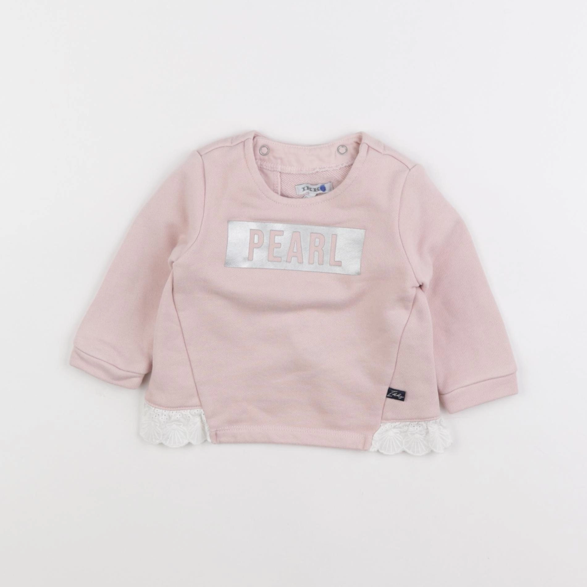 IKKS - sweat rose - 6 mois