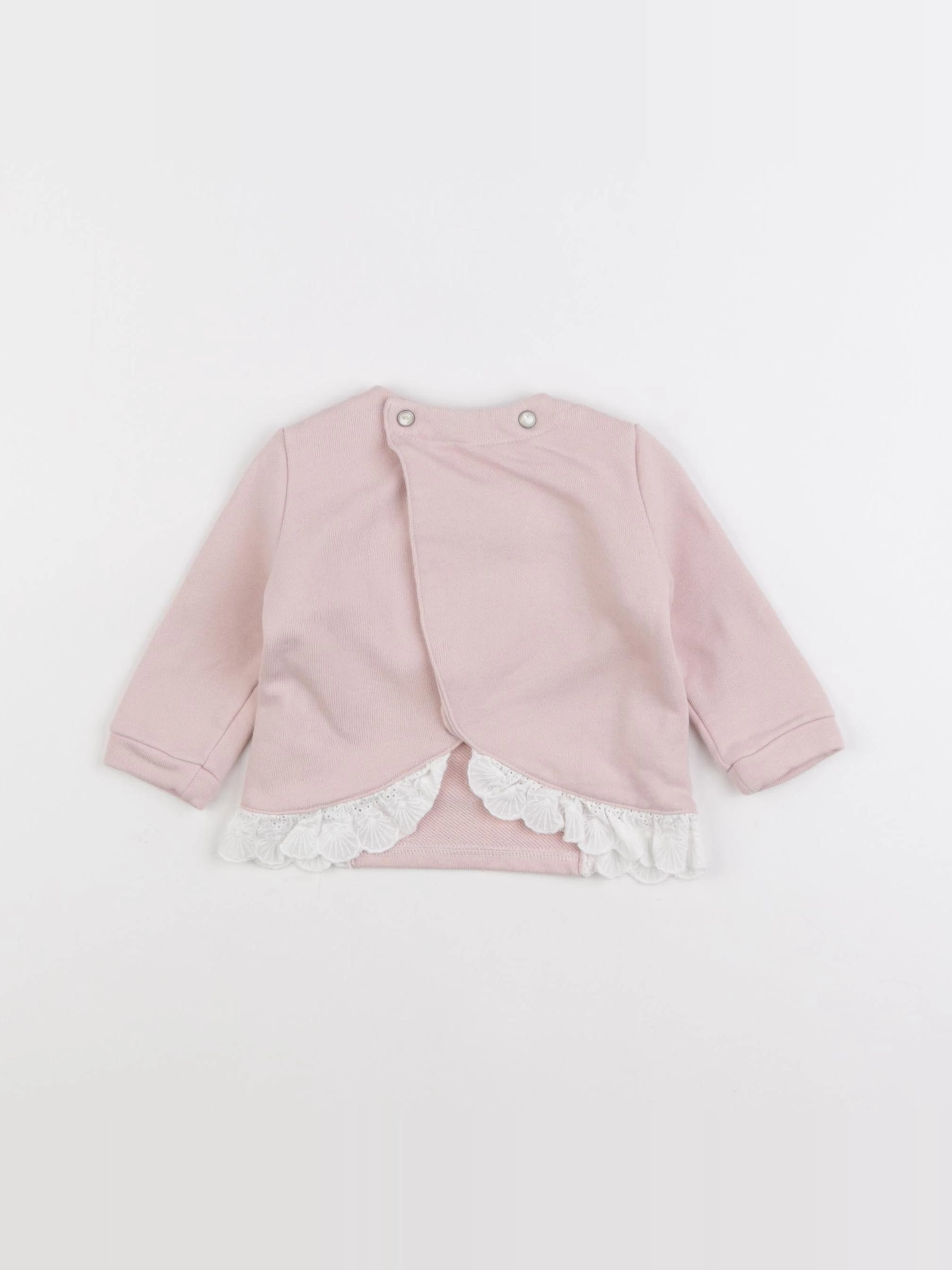 IKKS - sweat rose - 6 mois