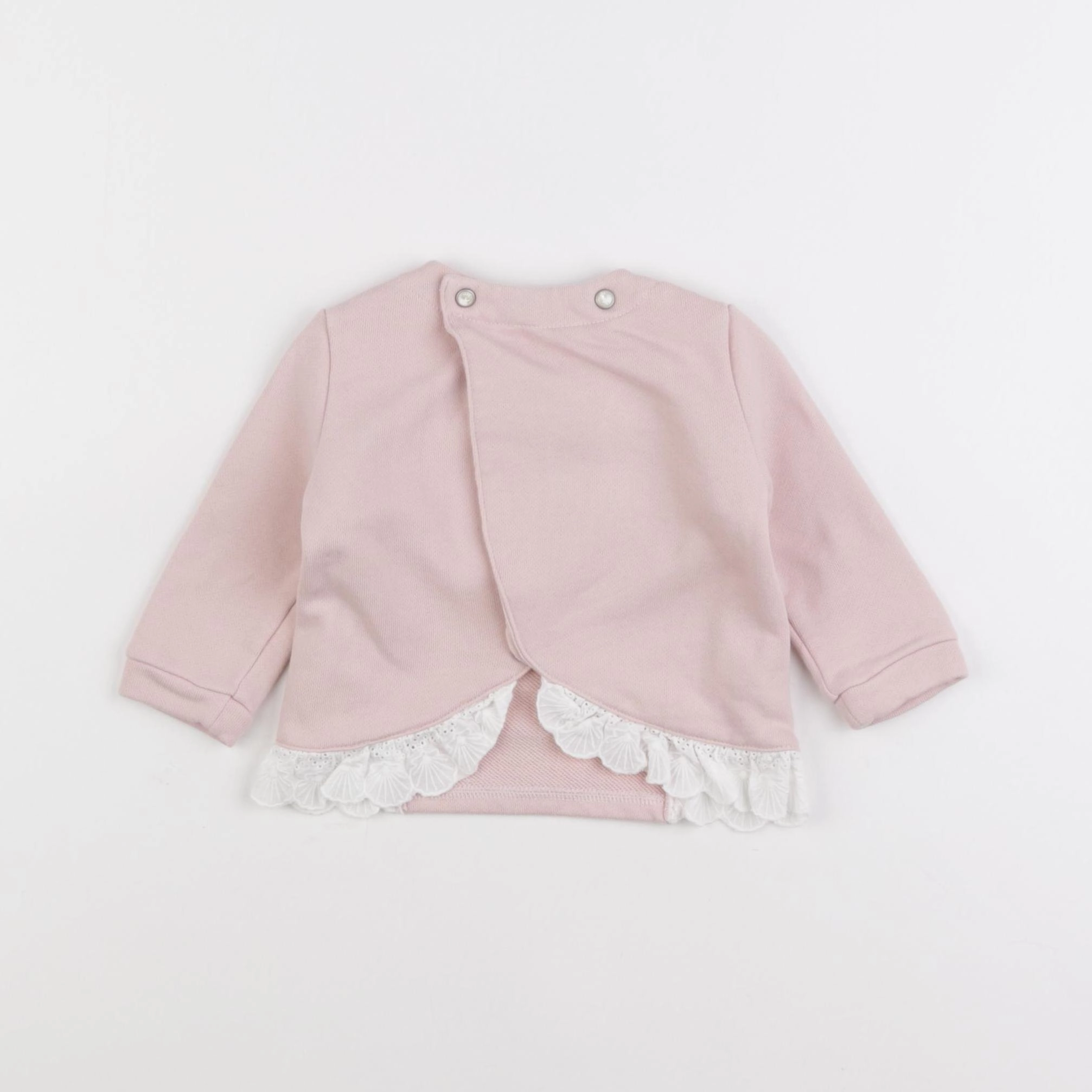 IKKS - sweat rose - 6 mois