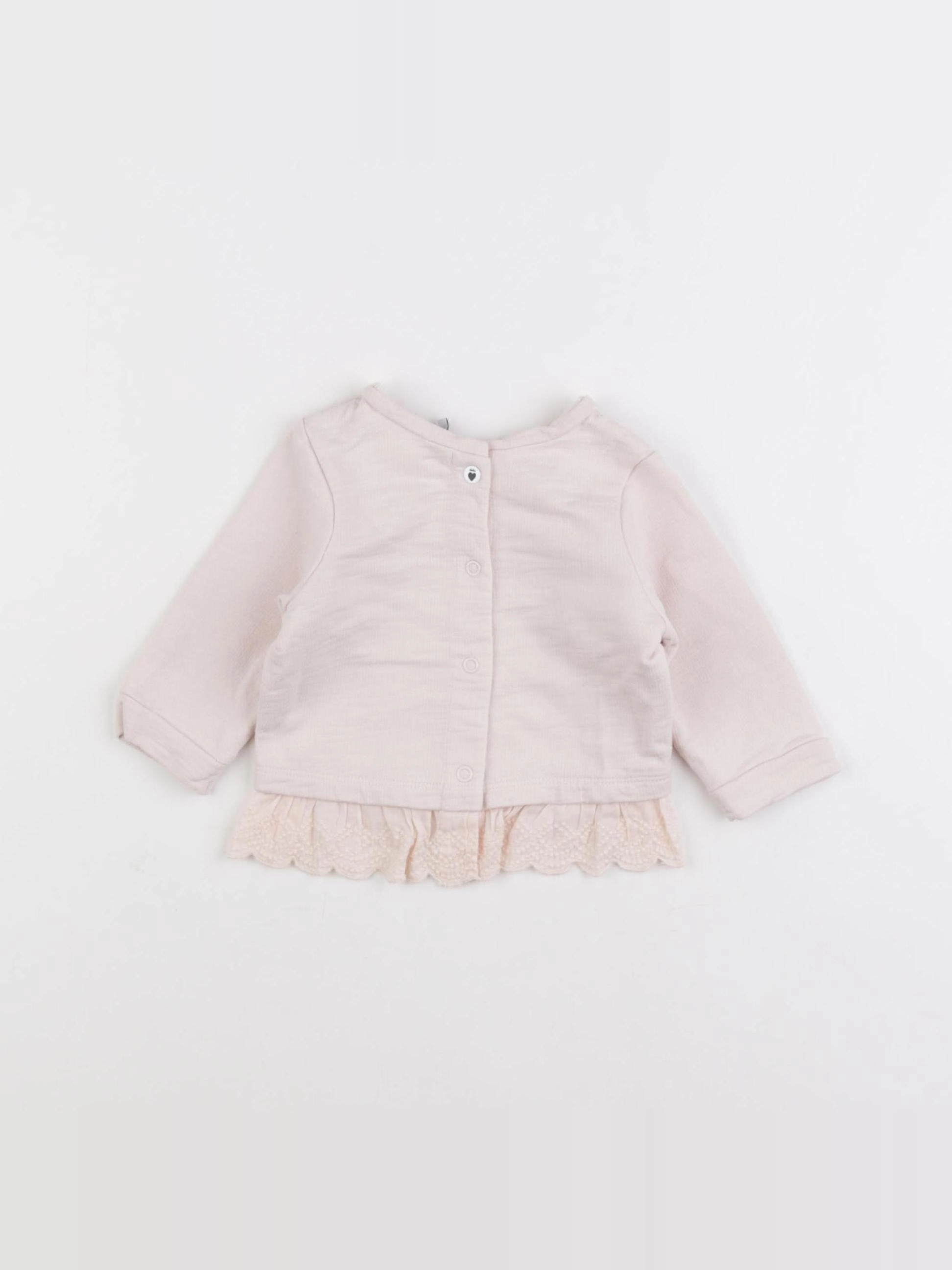 IKKS - sweat rose - 3 mois