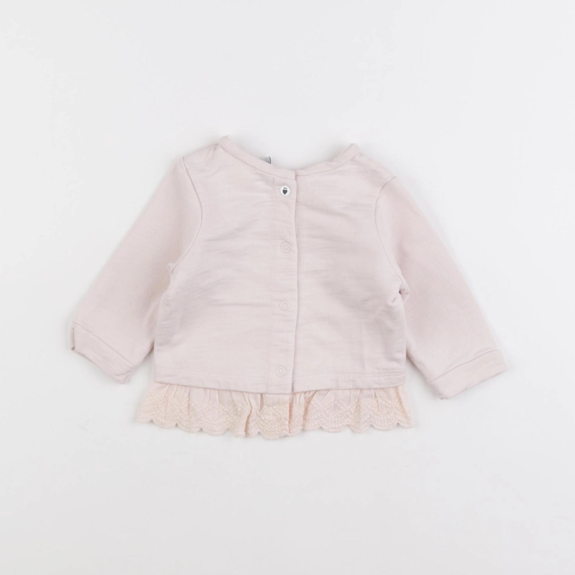 IKKS - sweat rose - 3 mois