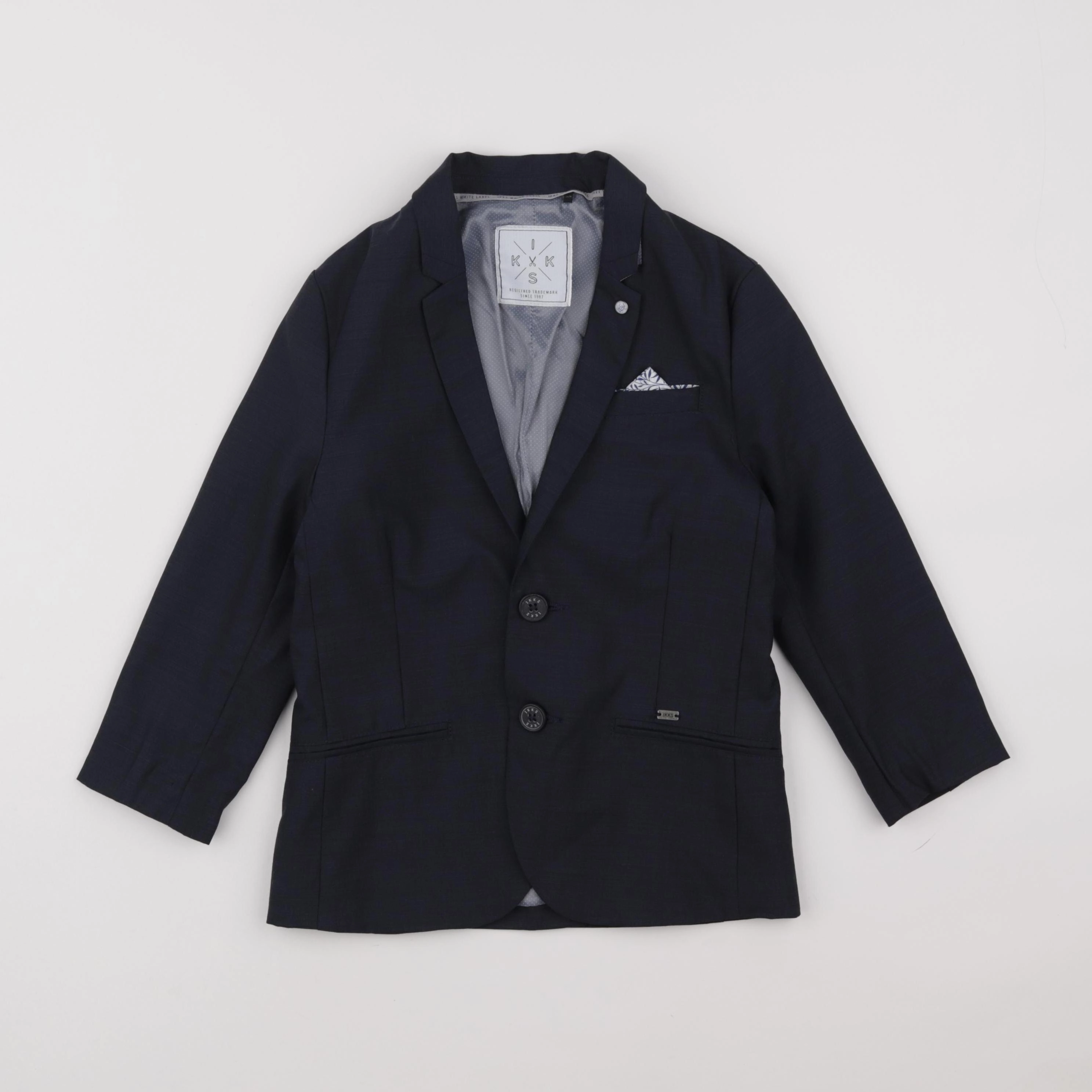 IKKS - veste bleu - 8 ans