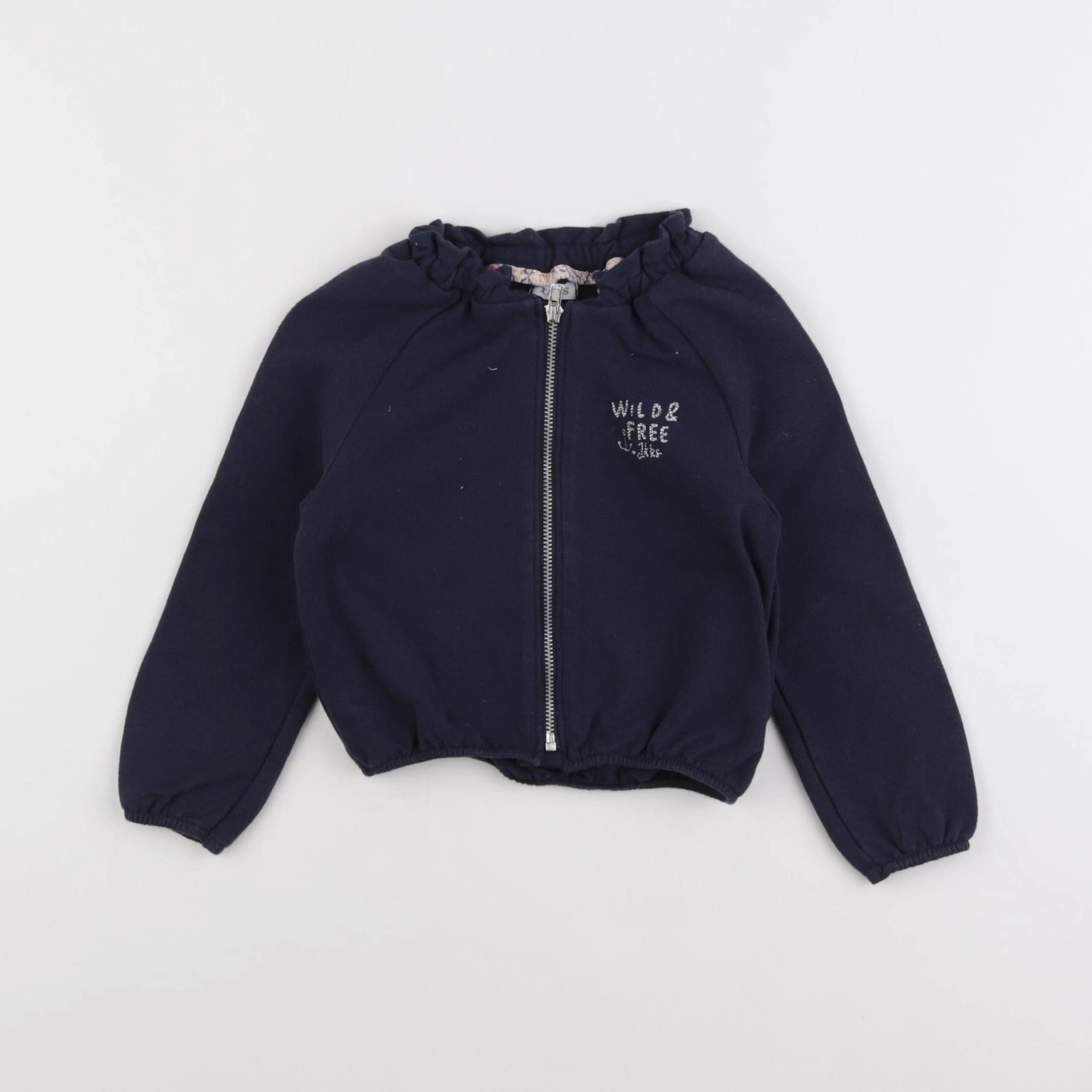 IKKS - gilet bleu - 2 ans