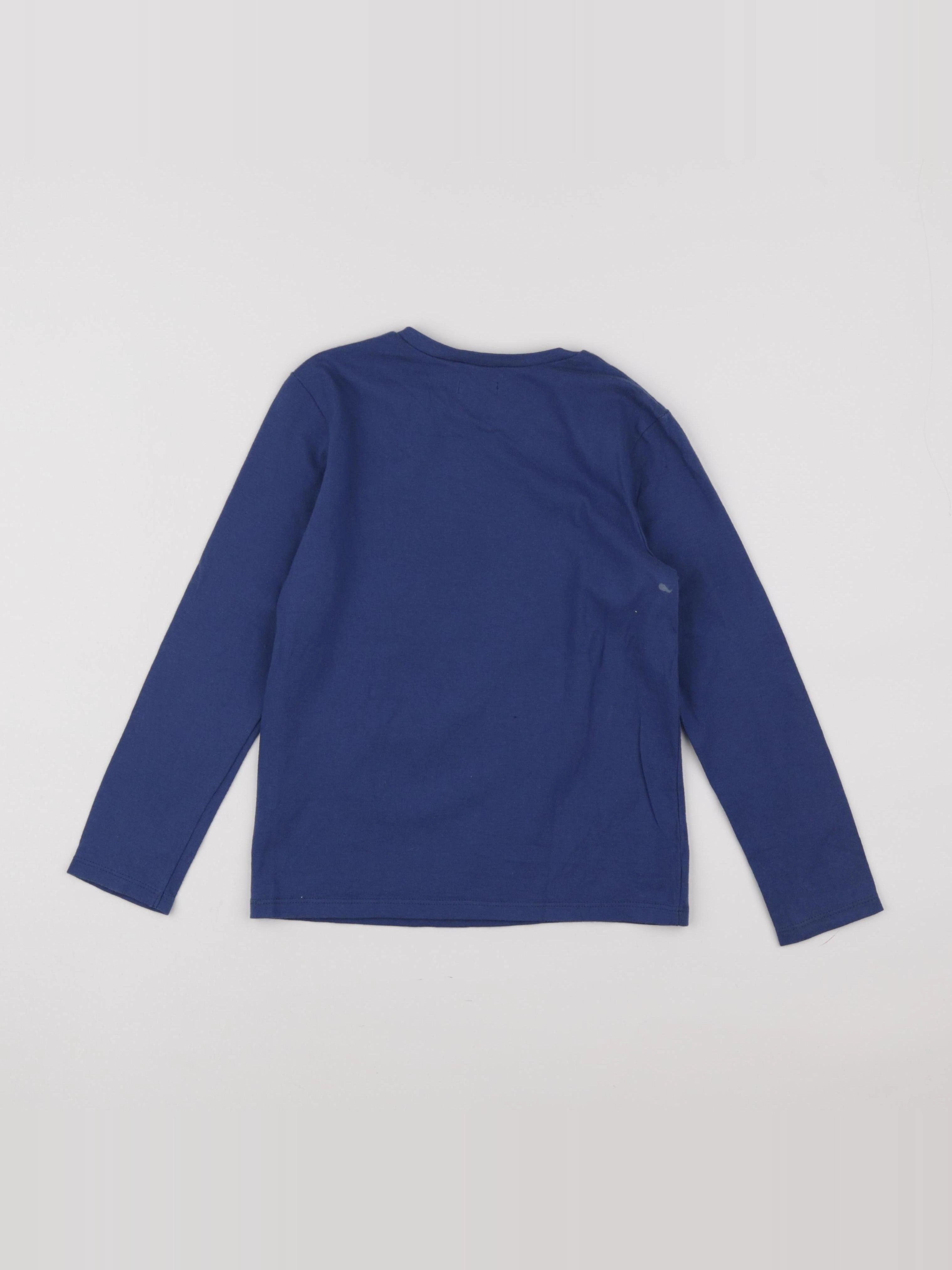 IKKS - tee-shirt bleu - 8 ans