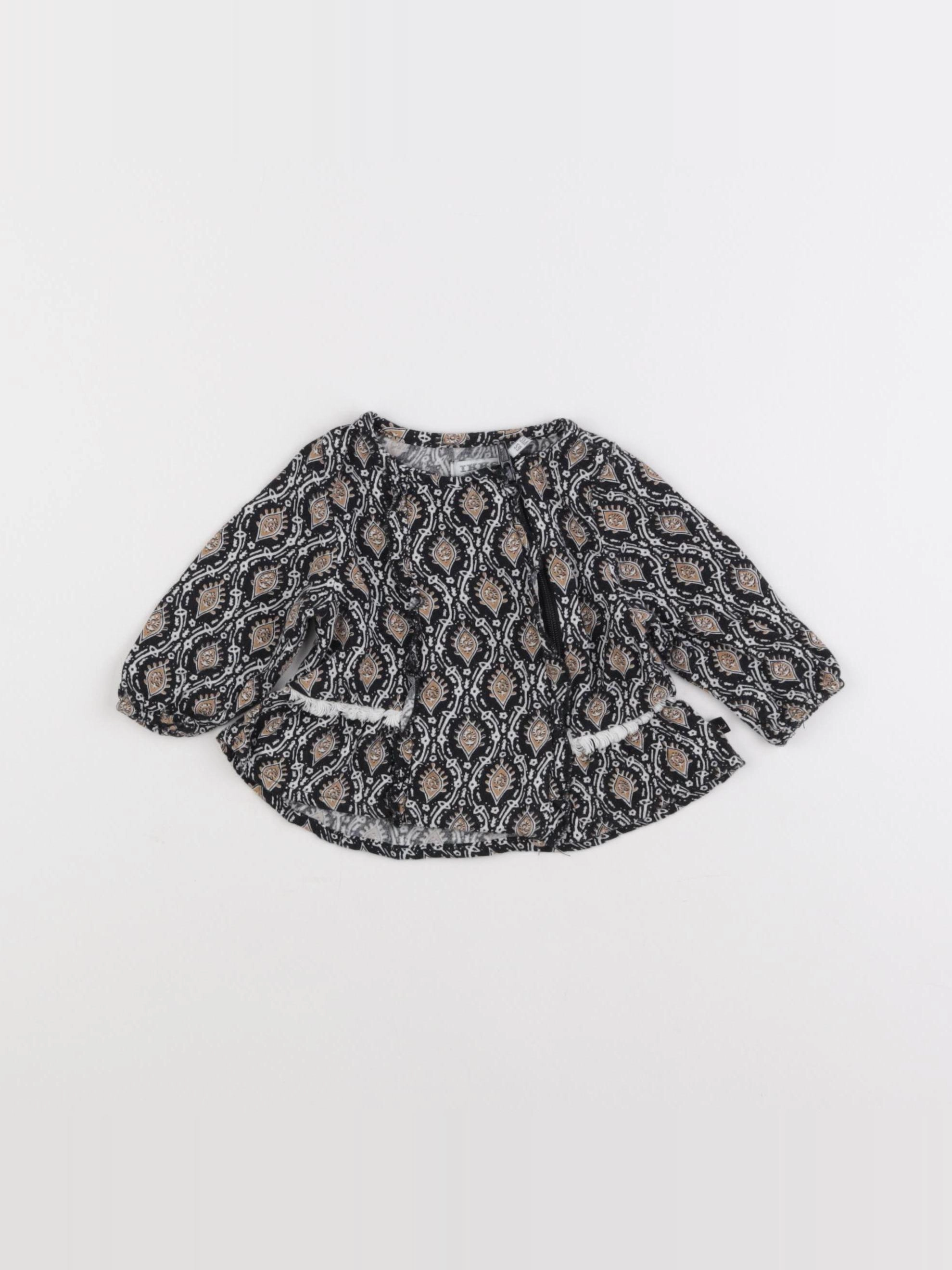 IKKS - blouse noir - 3 mois