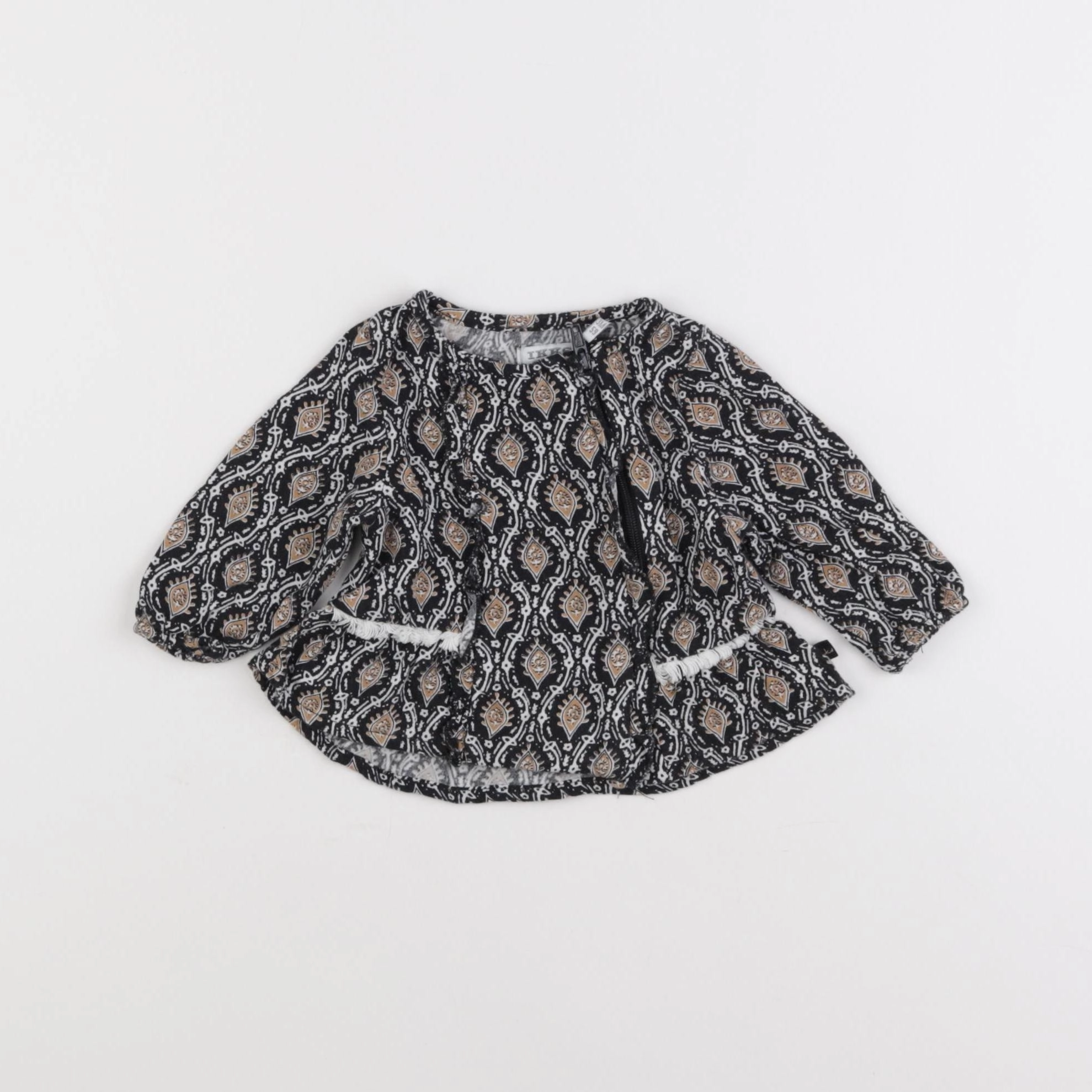 IKKS - blouse noir - 3 mois