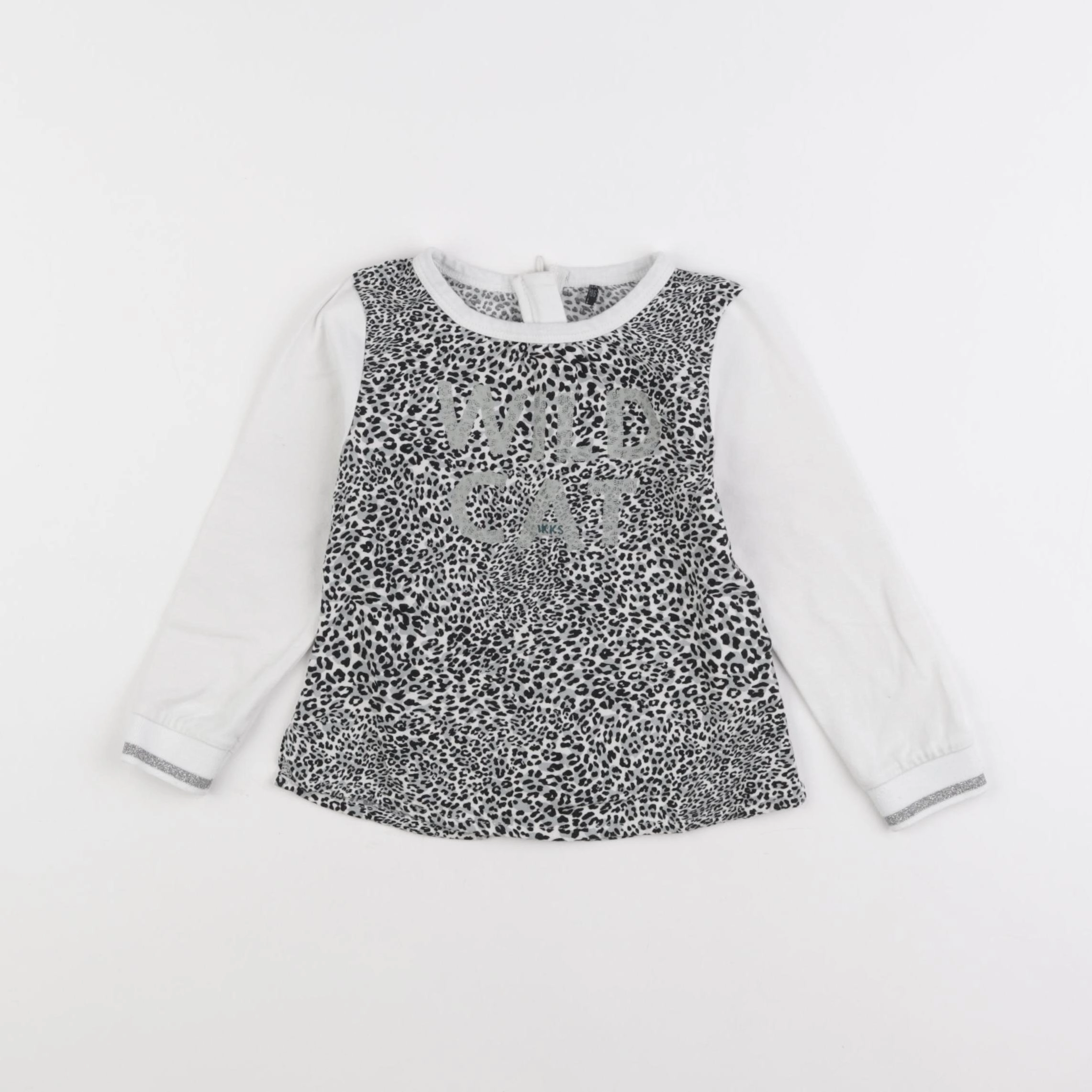 IKKS - tee-shirt gris - 2 ans