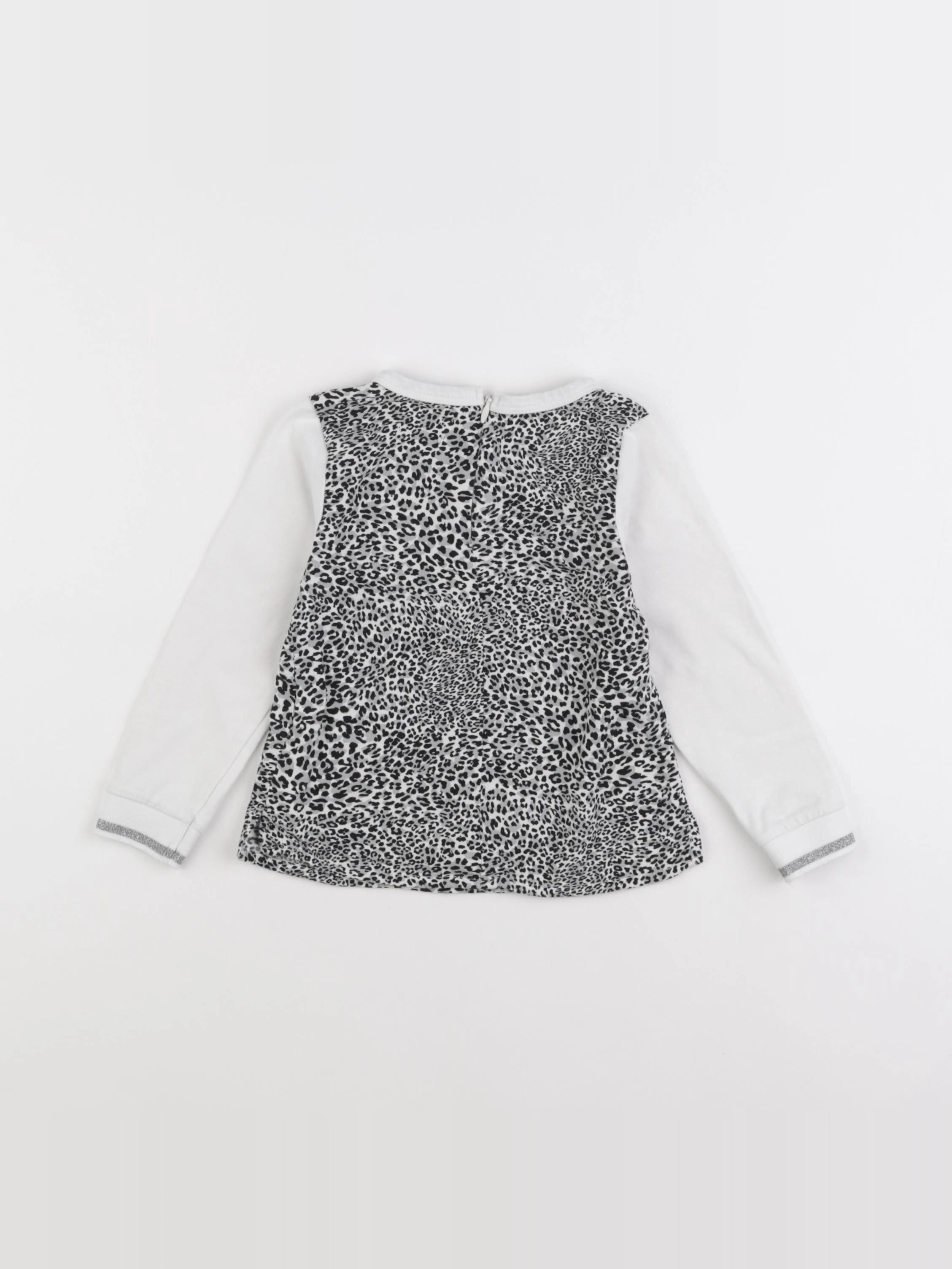 IKKS - tee-shirt gris - 2 ans