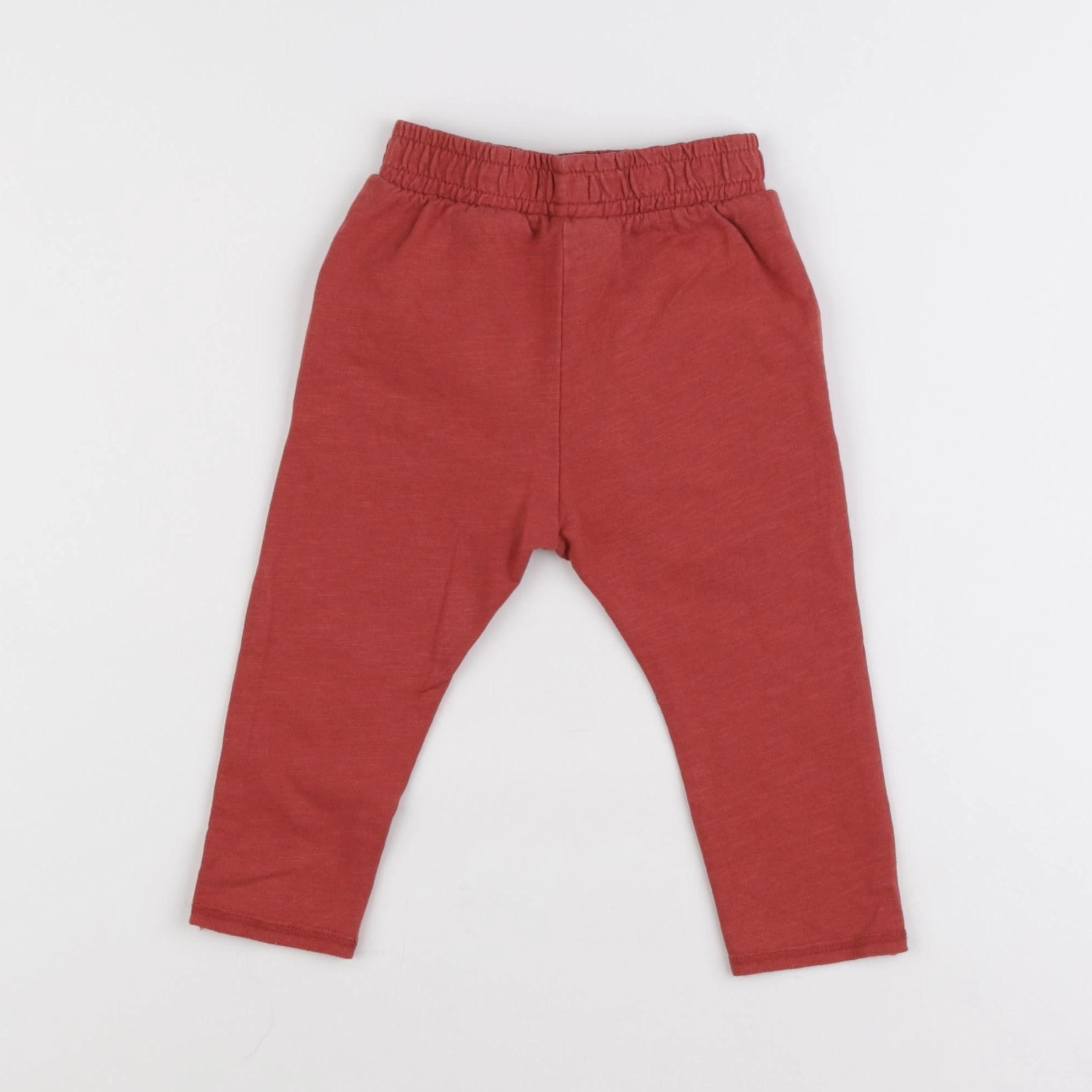 Vertbaudet - jogging rouge - 9 mois