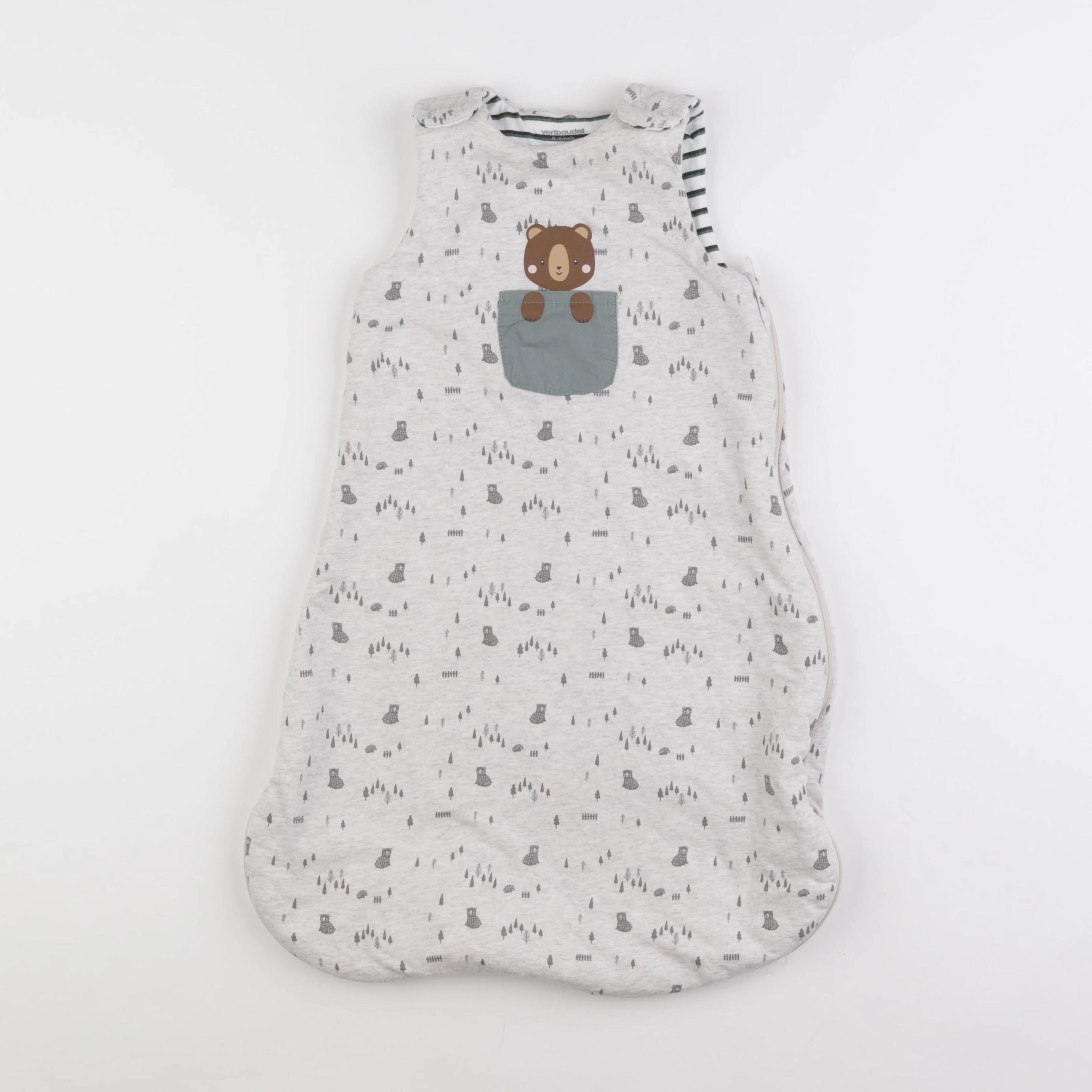 Vertbaudet - gigoteuse beige - 0/6 mois