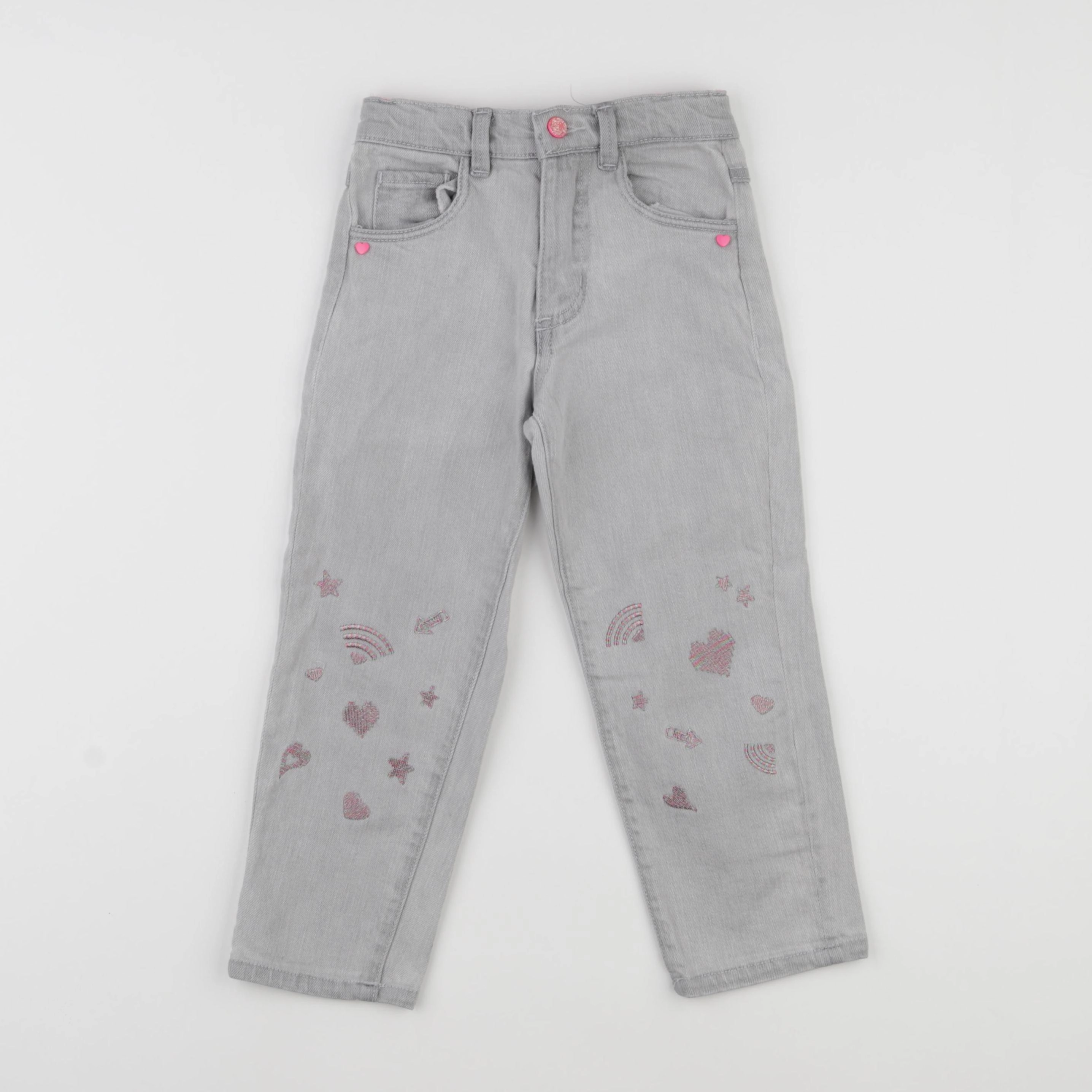 Billie Blush - jean gris - 4 ans
