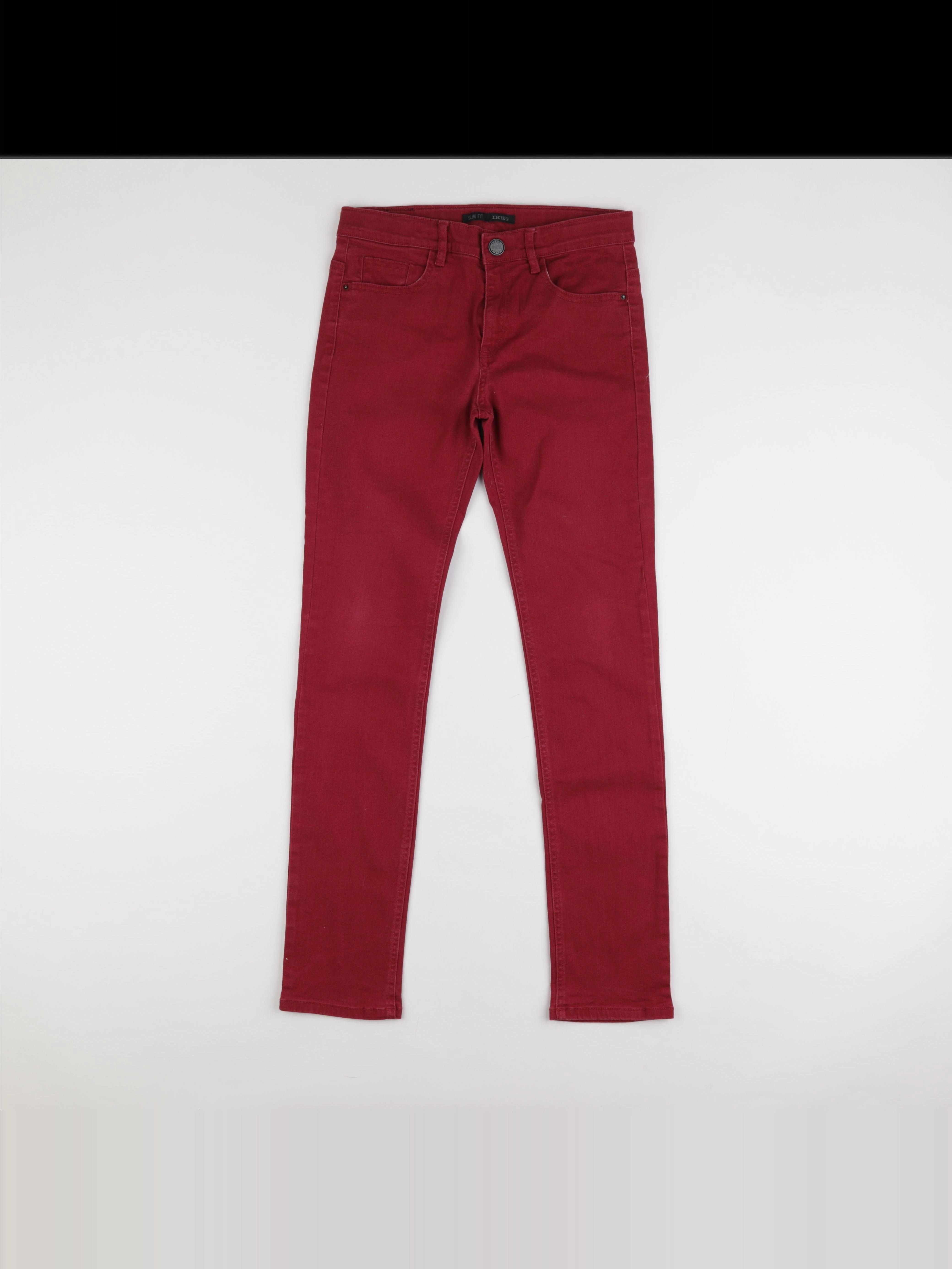 IKKS - jean rouge - 14 ans