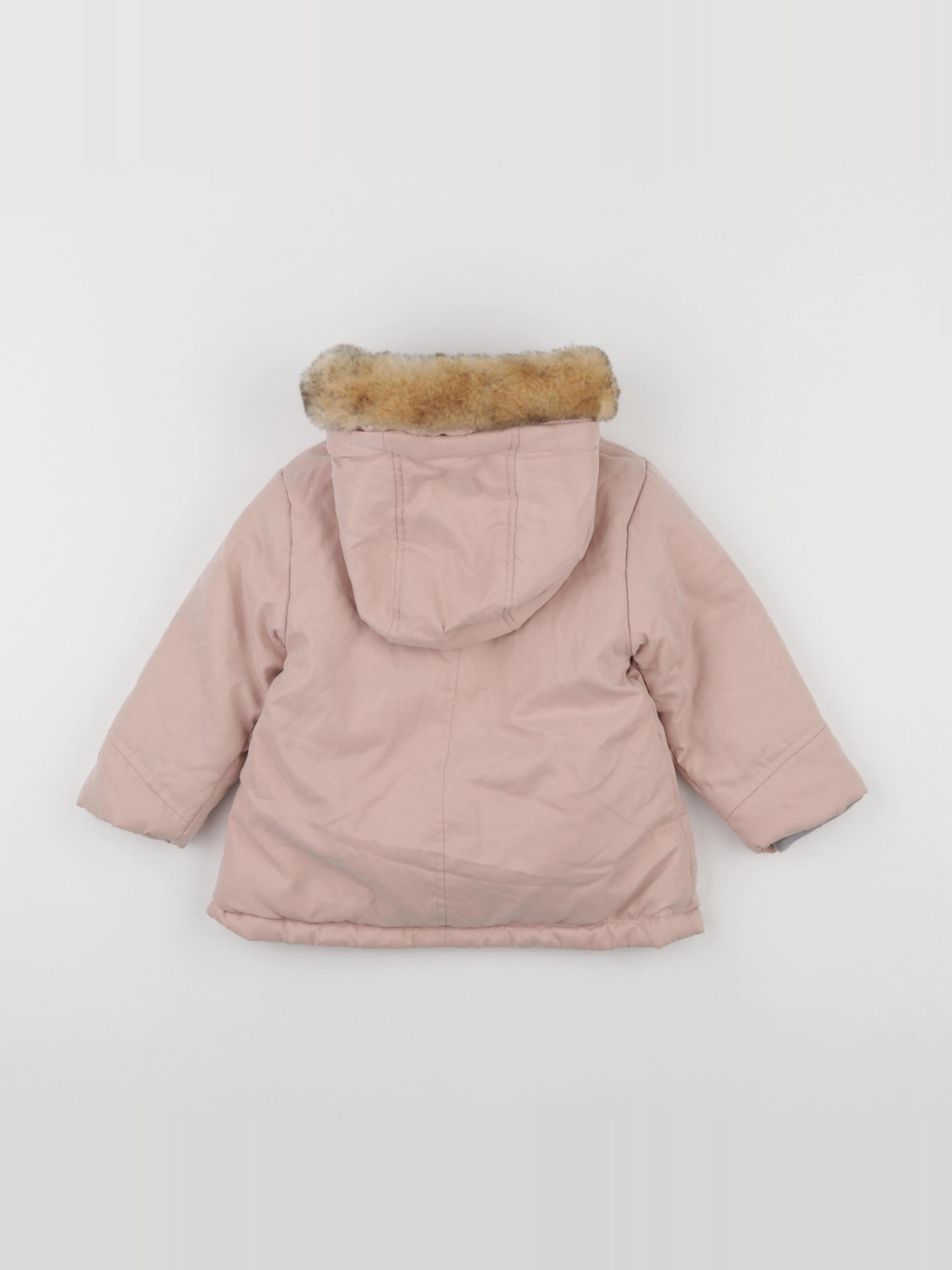Vertbaudet - parka rose - 2 ans