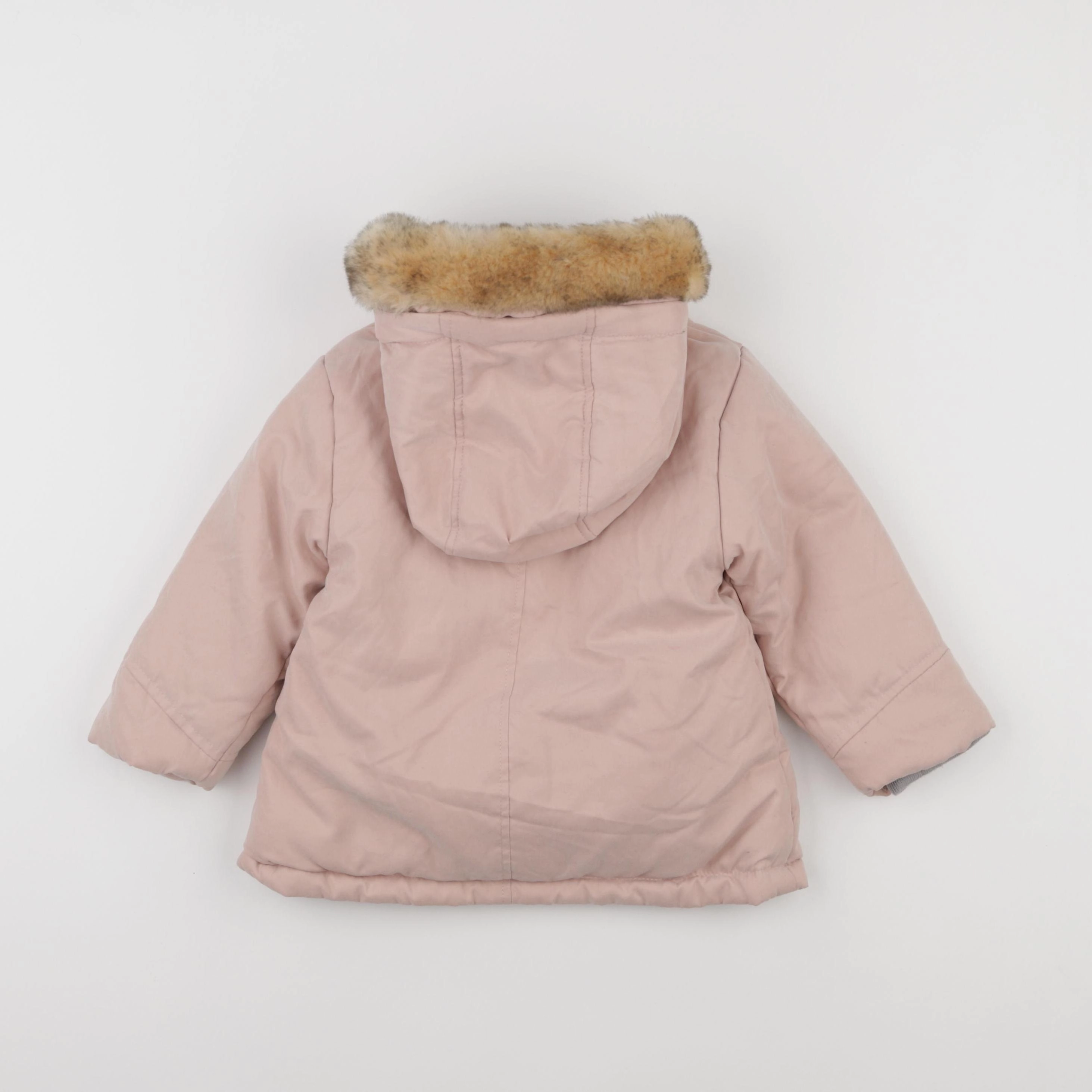 Vertbaudet - parka rose - 2 ans