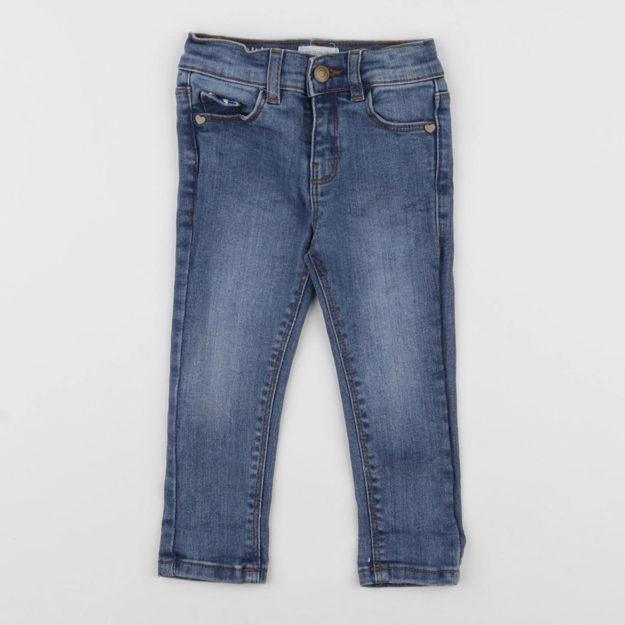 Vertbaudet - jean bleu - 2 ans