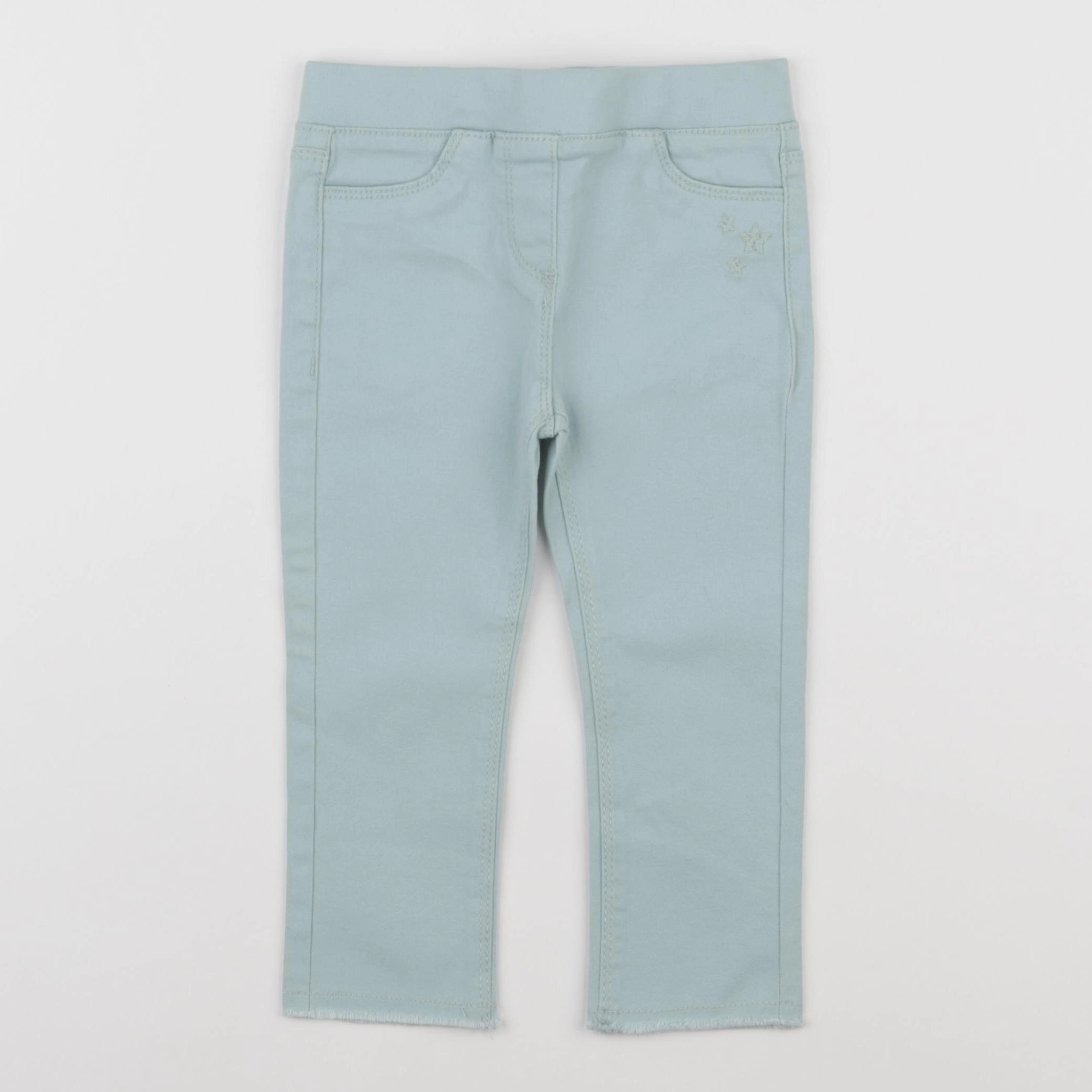 Vertbaudet - jegging vert - 2 ans