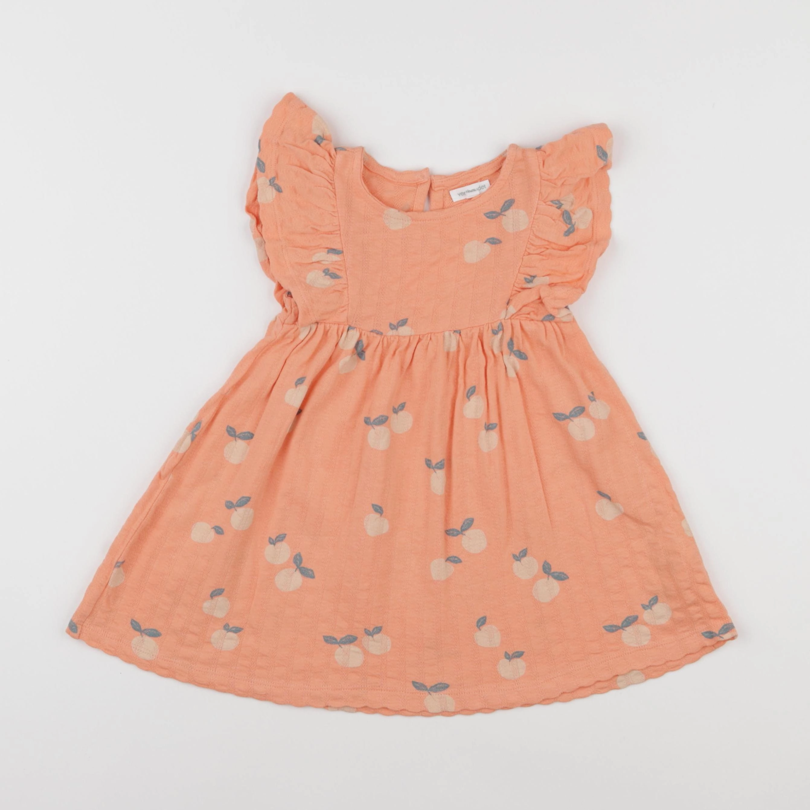 Vertbaudet - robe orange - 2 ans