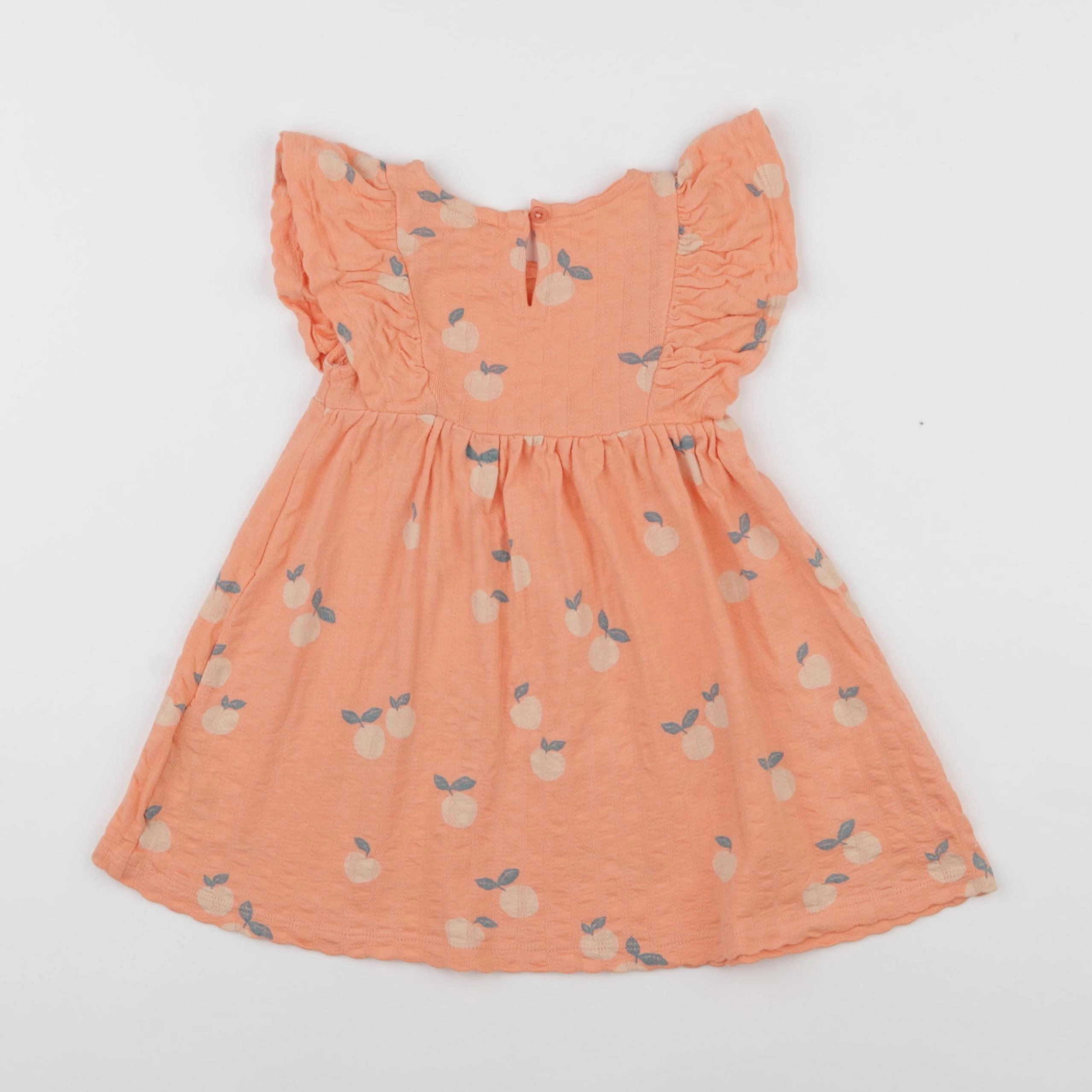 Vertbaudet - robe orange - 2 ans