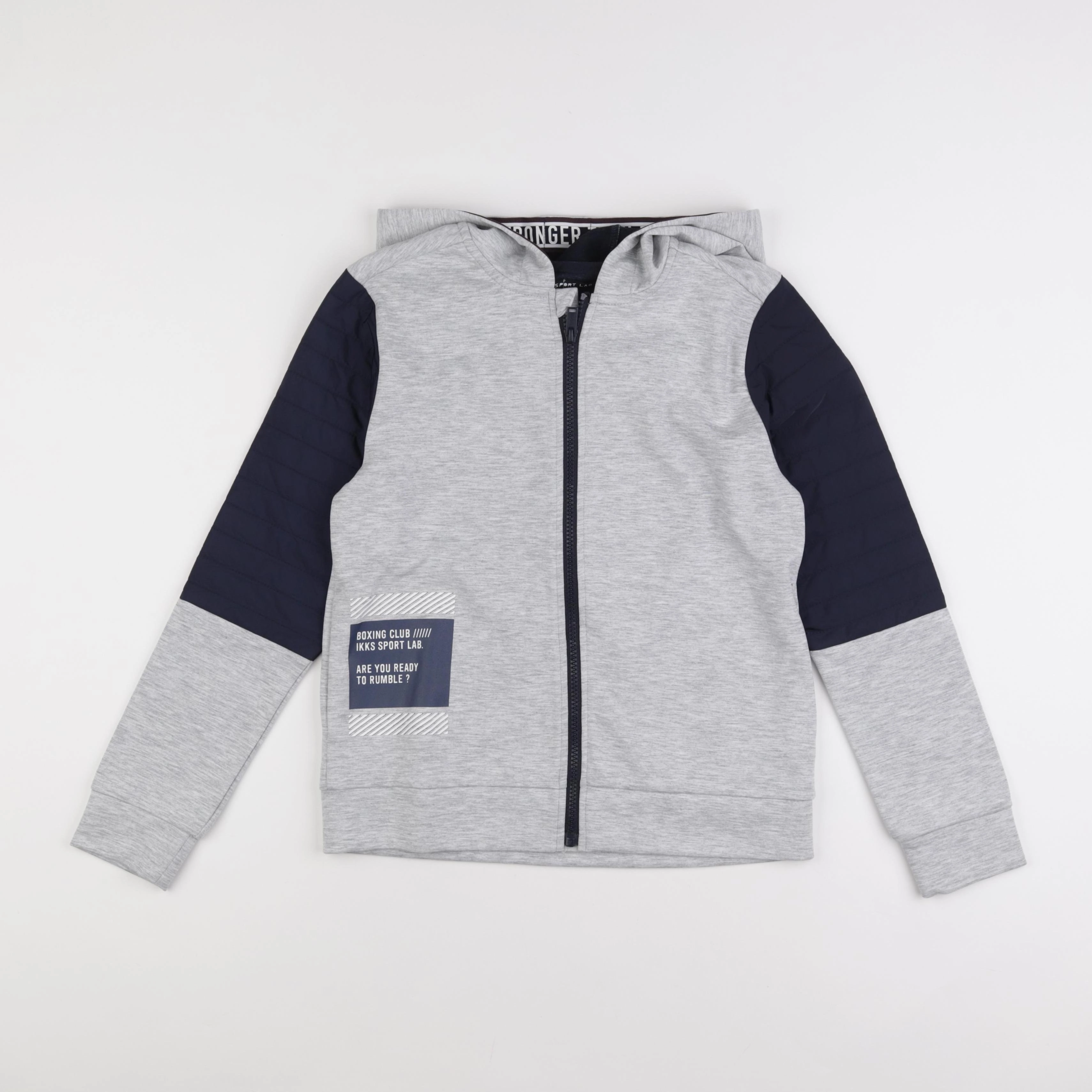 IKKS - sweat gris - 12 ans