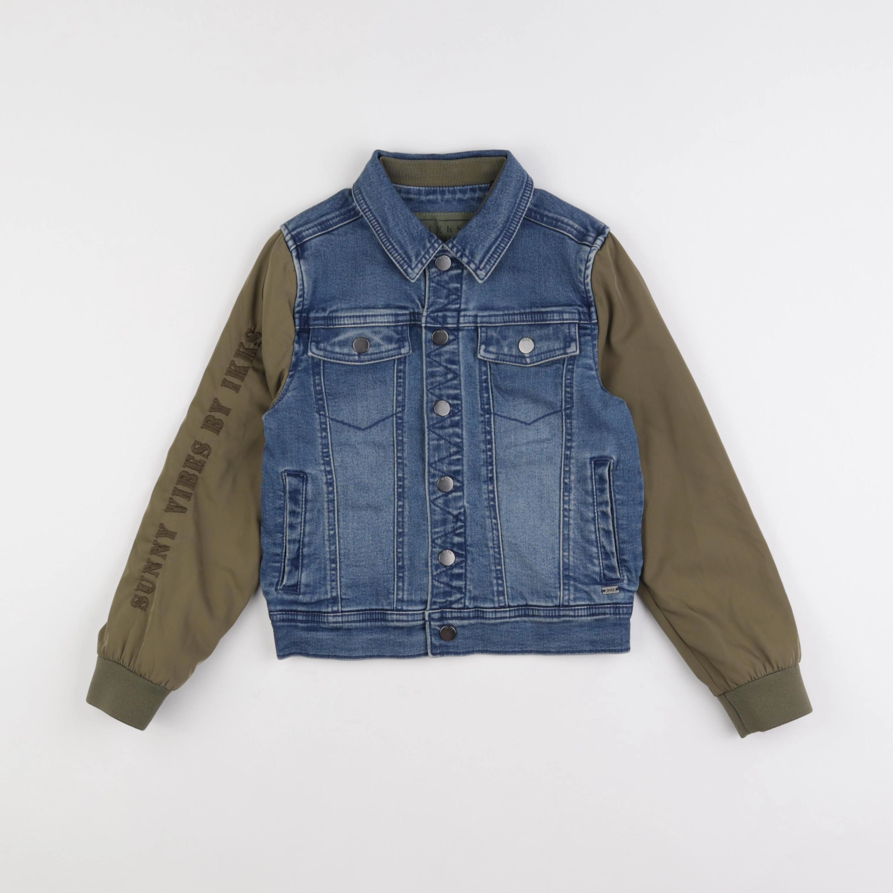 IKKS - veste bleu - 8 ans