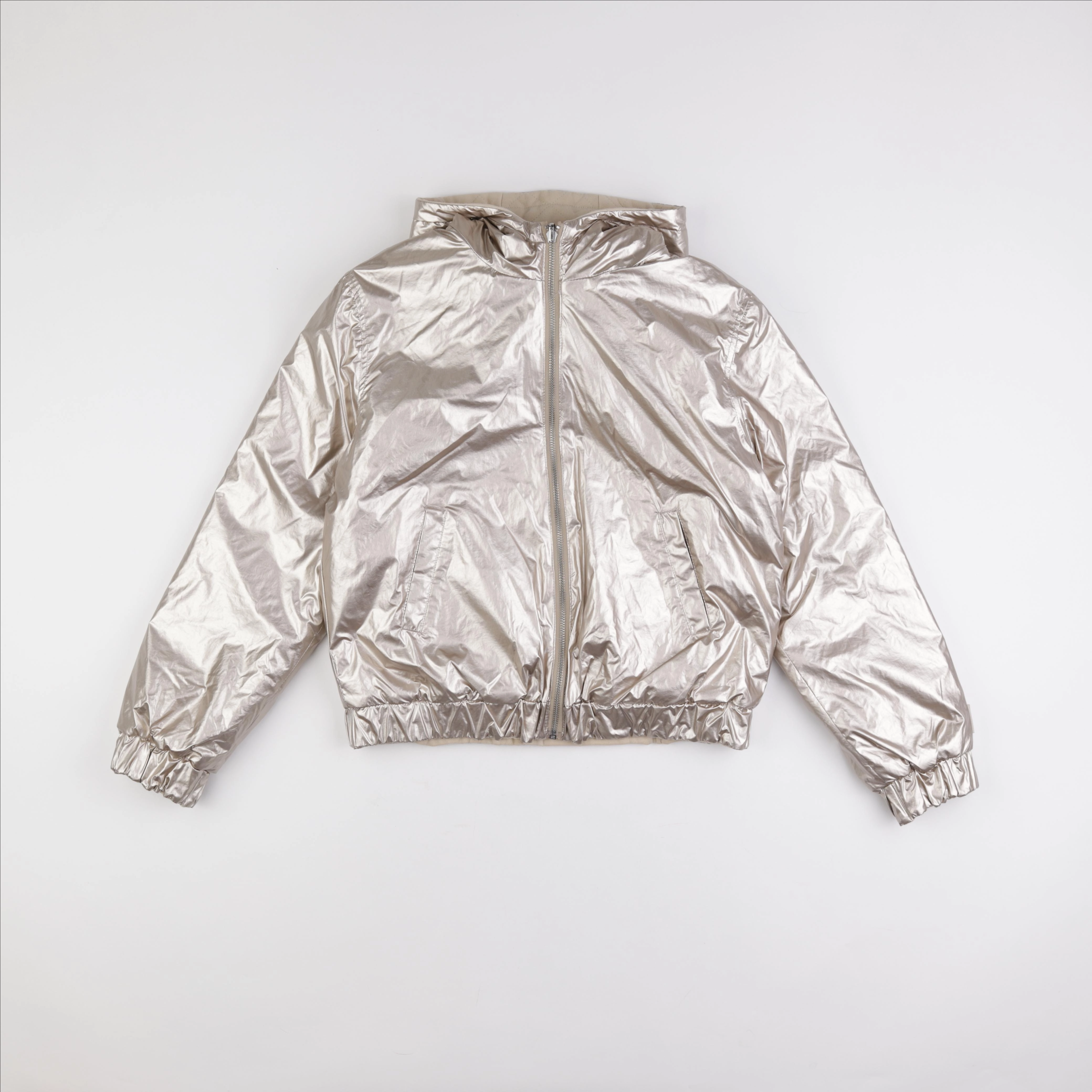 IKKS - veste réversible beige - 14 ans
