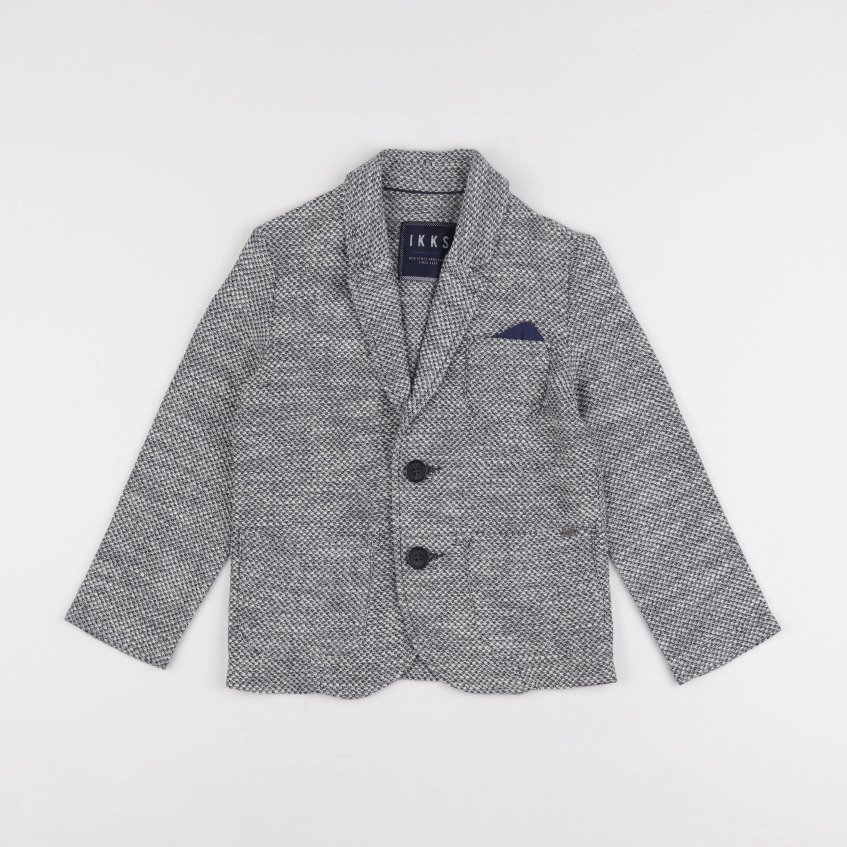 IKKS - veste blanc, bleu - 6 ans